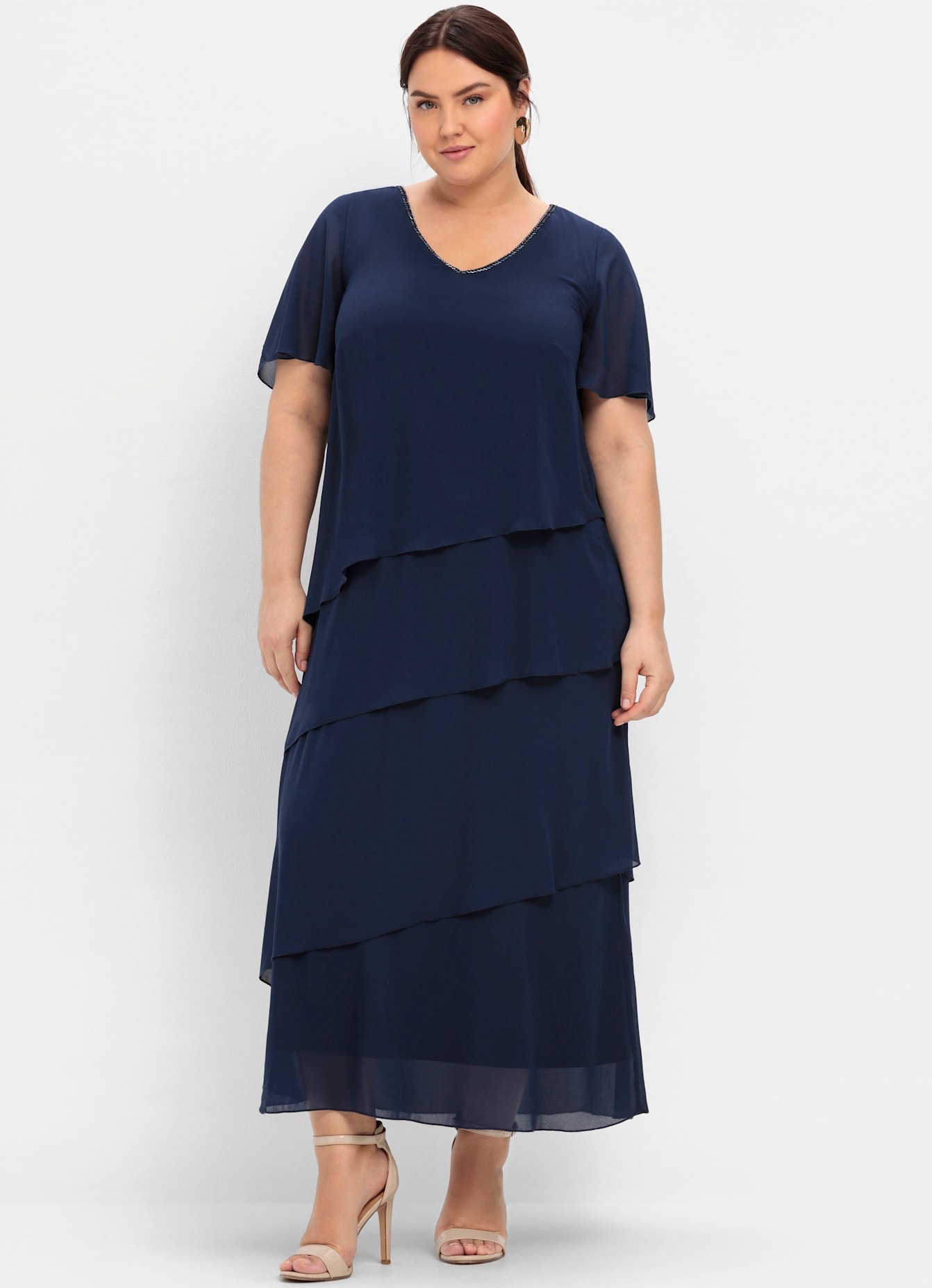 Sheego Cocktailkleid "Abendkleid" günstig online kaufen