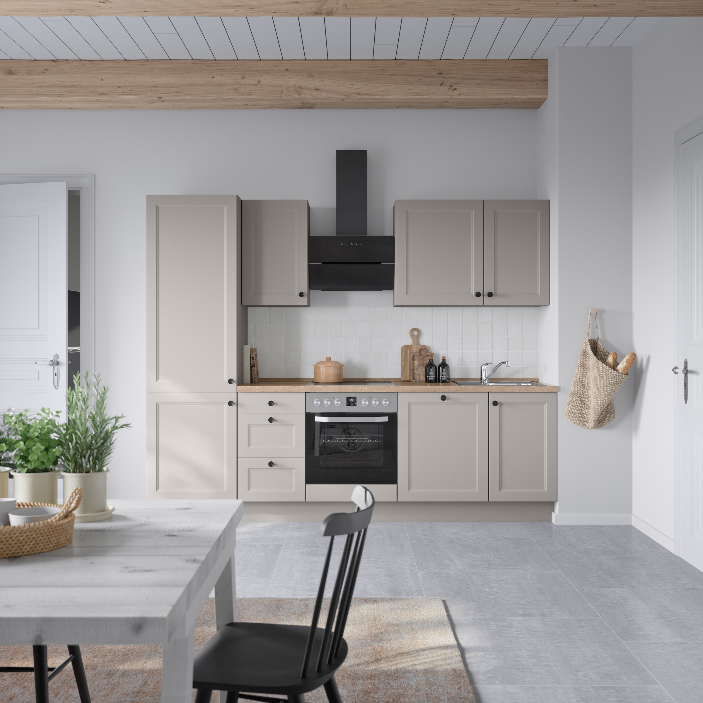 nobilia® Küchenzeile »"Cascada II"«, vormontiert, Breite 270 cm, Ausrichtung wählbar, wahlw. mit E-Geräten
