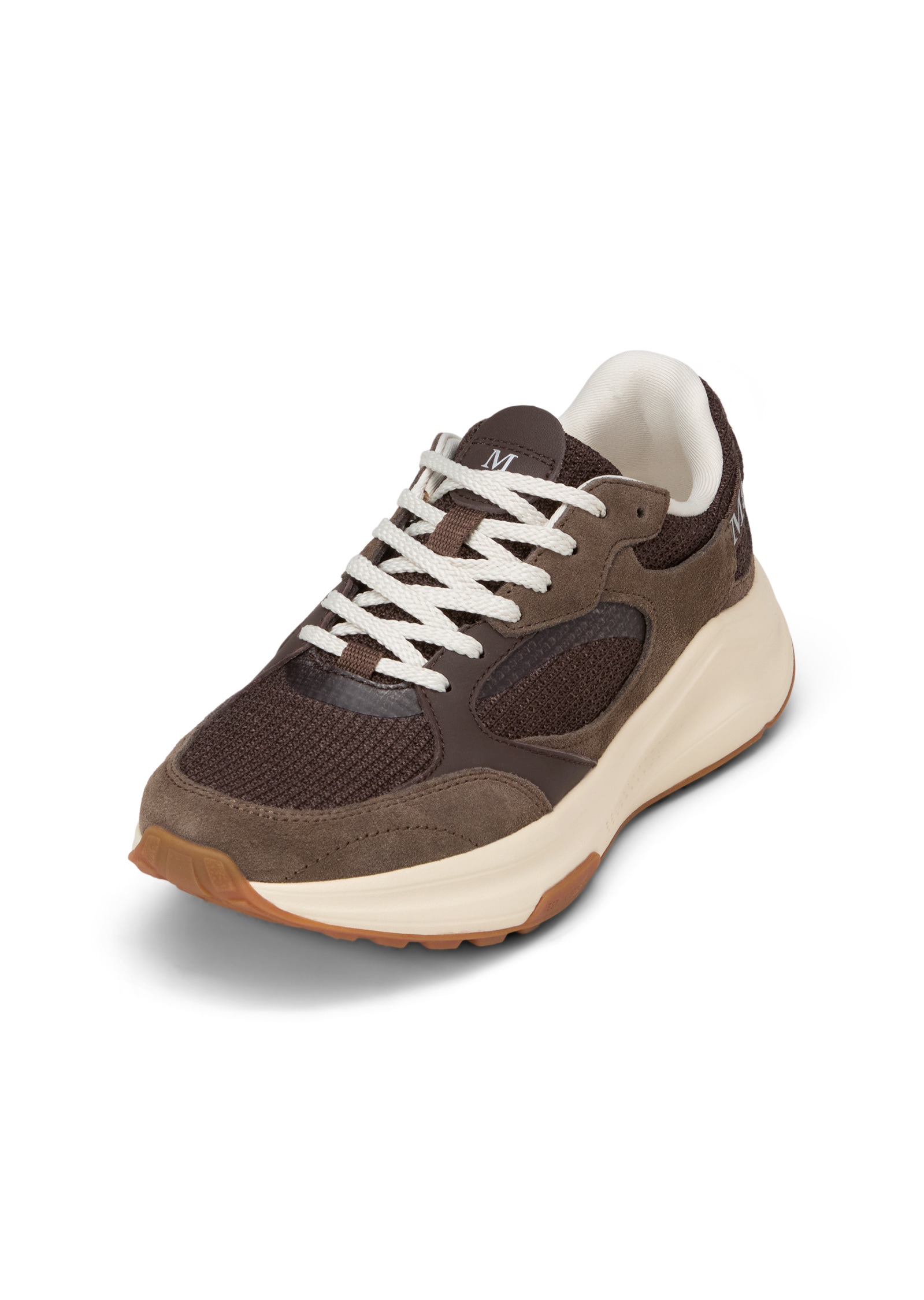 Marc O'Polo Sneaker »aus Rindleder mit Mesh-Einsatz«
