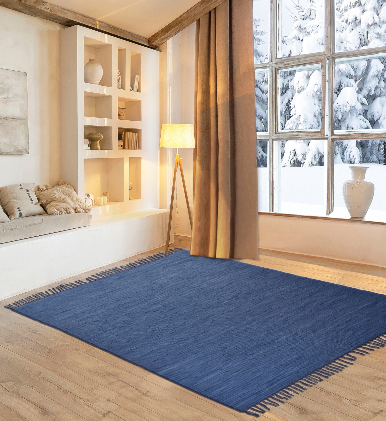 OTTO home Teppich "Gastines" rechteckig 5 mm Höhe Wendeteppich, reine Baumw günstig online kaufen