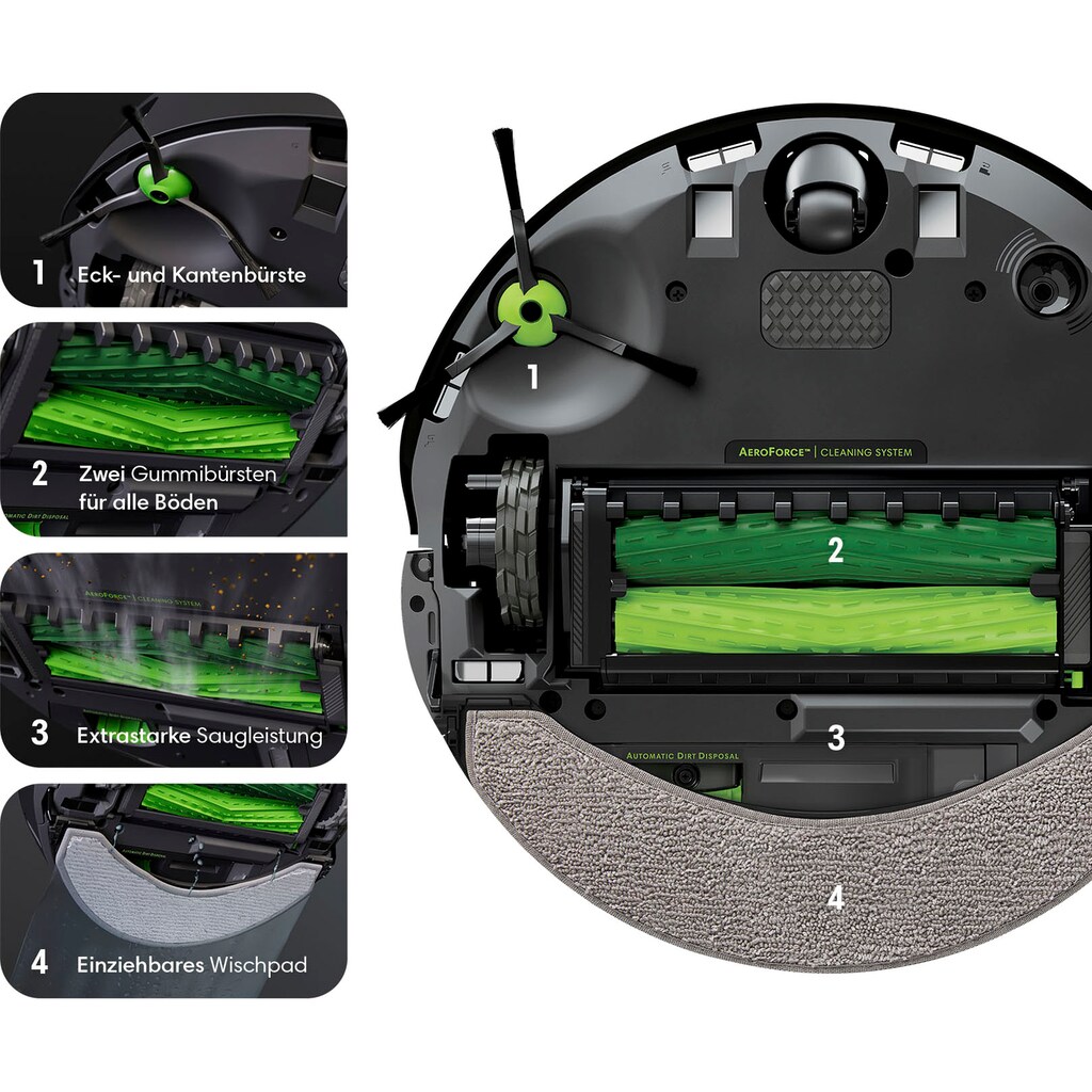 iRobot Saugroboter »Roomba Combo j7 (c715840)«