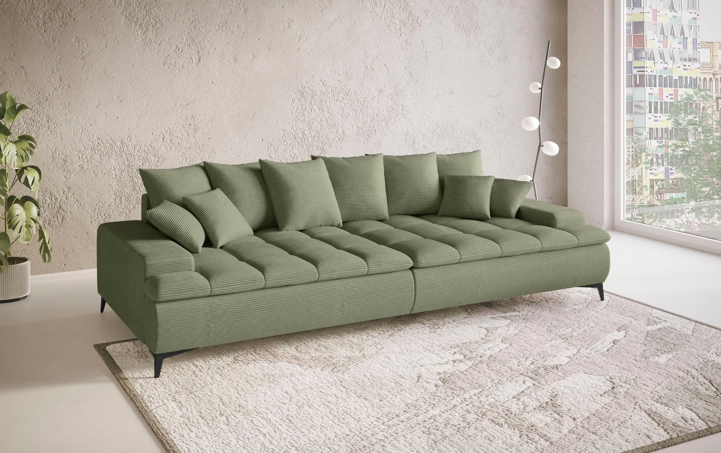 Mr. Couch Big-Sofa »Haiti III«, Mit Kaltschaum, bis 140 kg belastbar