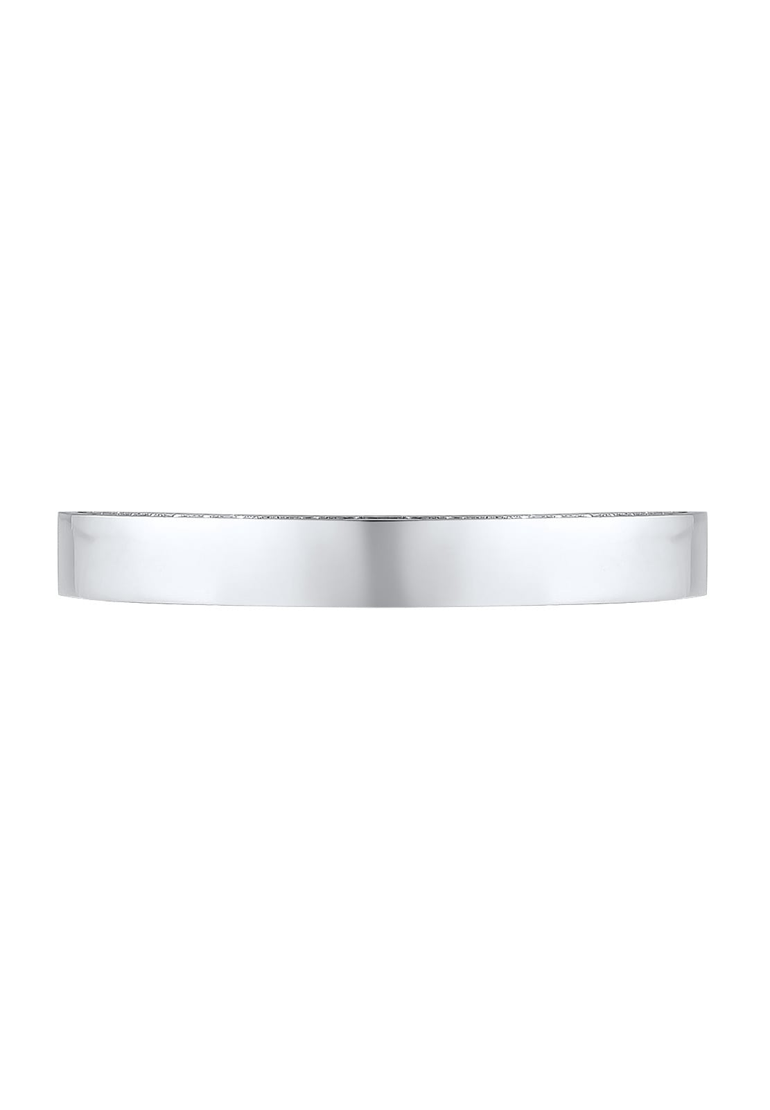 Elli Premium Fingerring »Bandring mit Zirkonia Weiß 925 Sterling Silber«