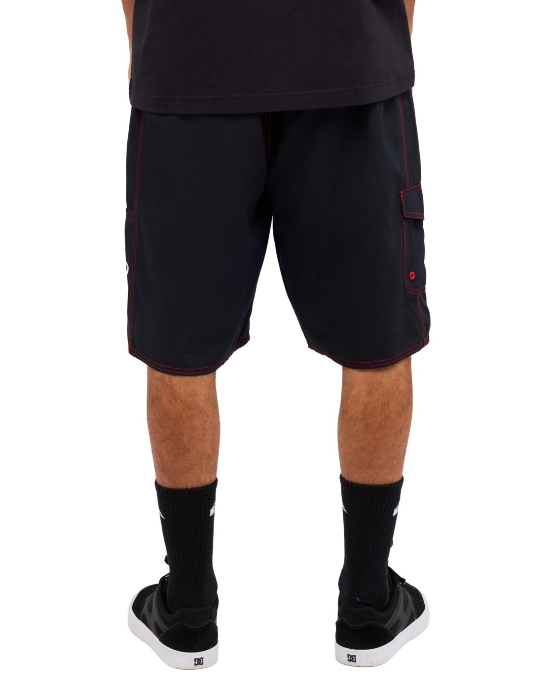 Boardshorts QUIKSILVER "YG Last Stance Volley 21", Herren, Gr. M, schwarz, Obermaterial: 100% Microfaser;, Hosen 2
