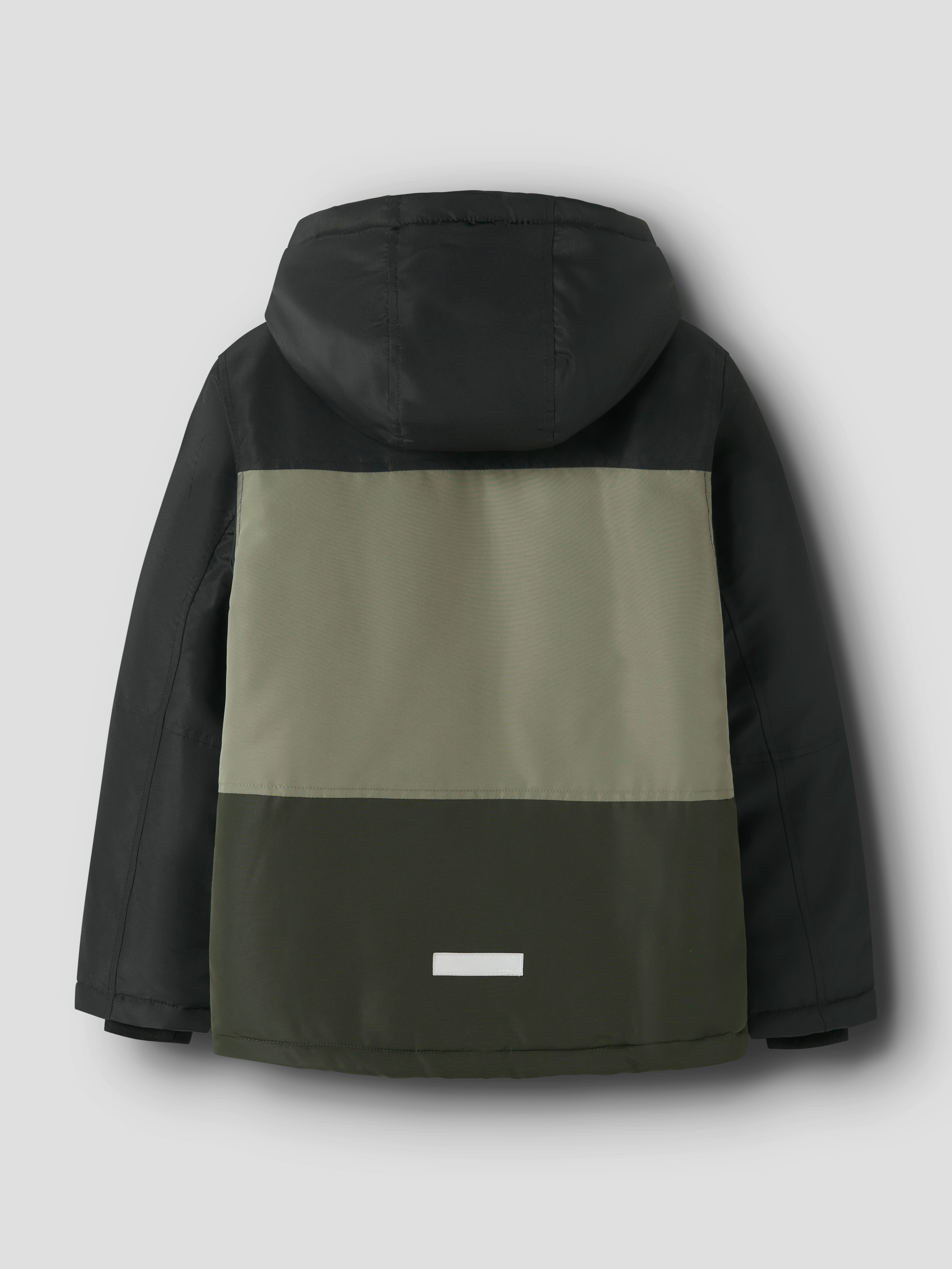 Thumbnail - Name It Outdoorjacke "NKMMAX PA JACKET BLOCK NOOS" mit Kapuze mit dekorativen und reflektierenden Details