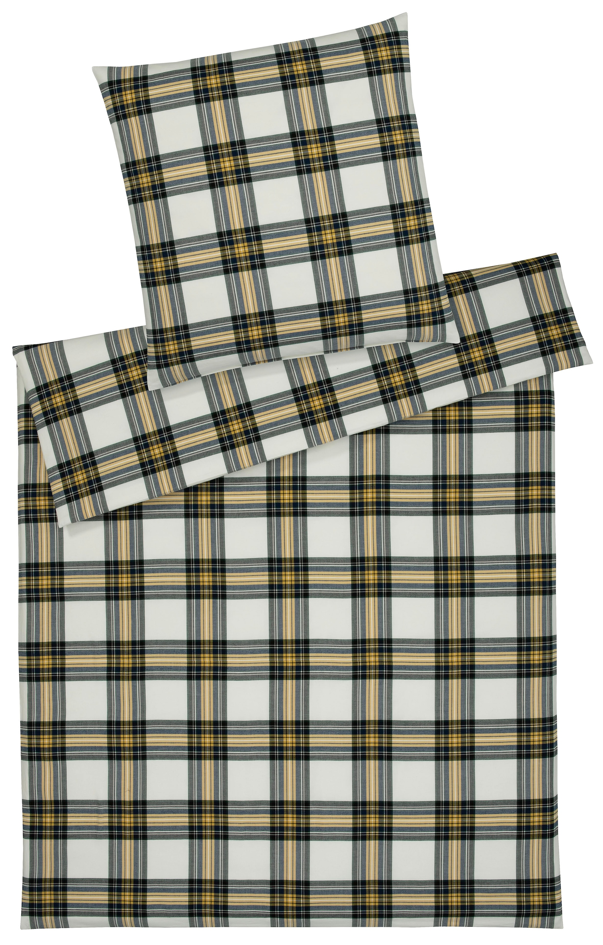 Elegante Bettwäsche "Westminster" 2 Stk. tlg. angenehmes Hautgefühl günstig online kaufen