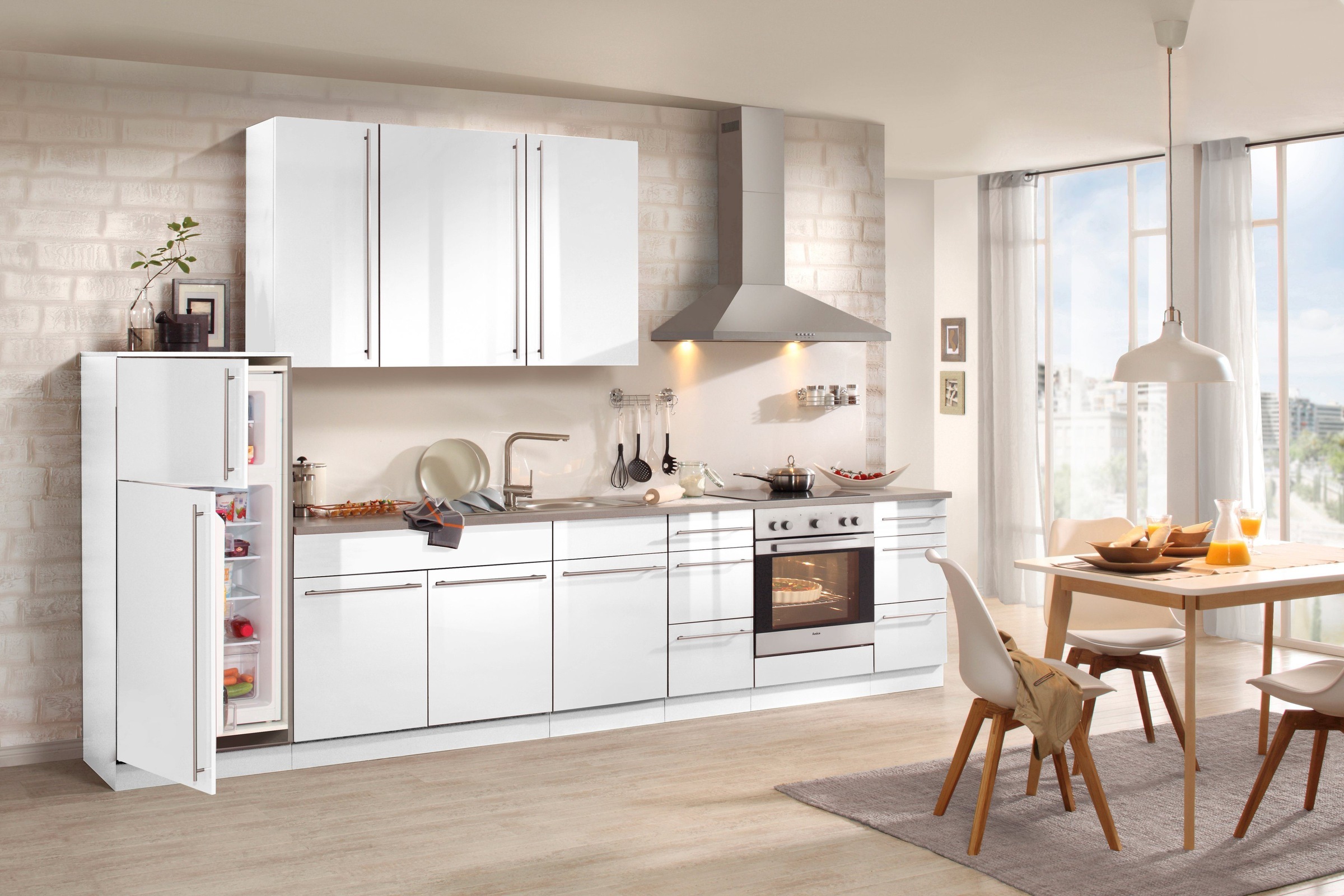 wiho Küchen Spülenschrank "Chicago, TOPSELLER" 100 cm breit, inkl. Einbausp günstig online kaufen