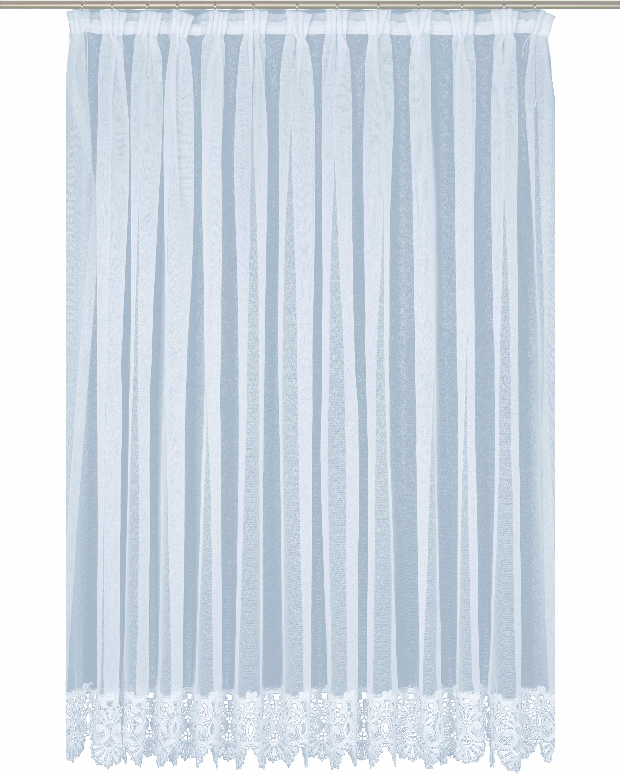 Wirth Gardine "Elvira" Faltenband 1 Stk. tlg. gerader Store günstig online kaufen