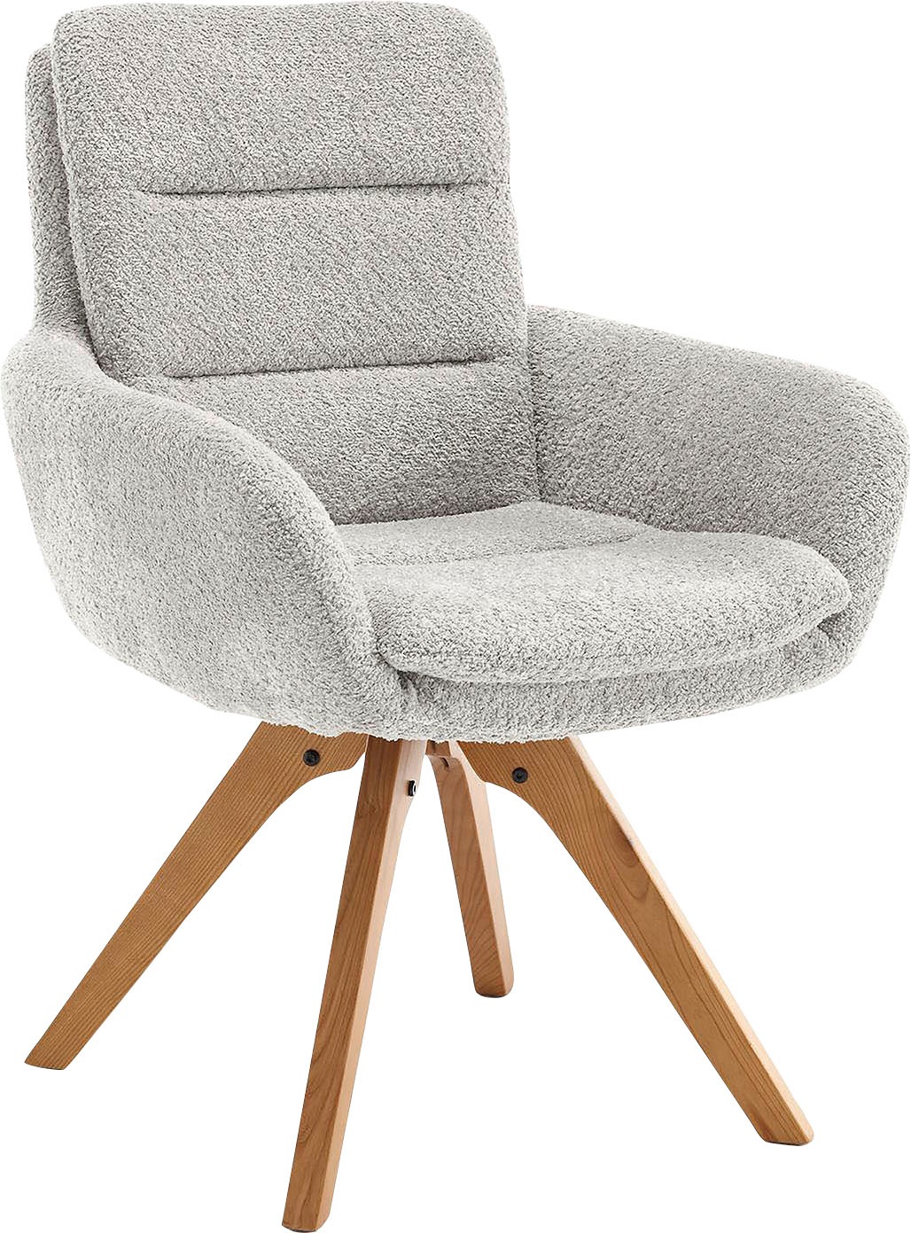 Home affaire Esszimmerstuhl "Taragona", (Set), 2 St., Boucle, mit unterschi günstig online kaufen