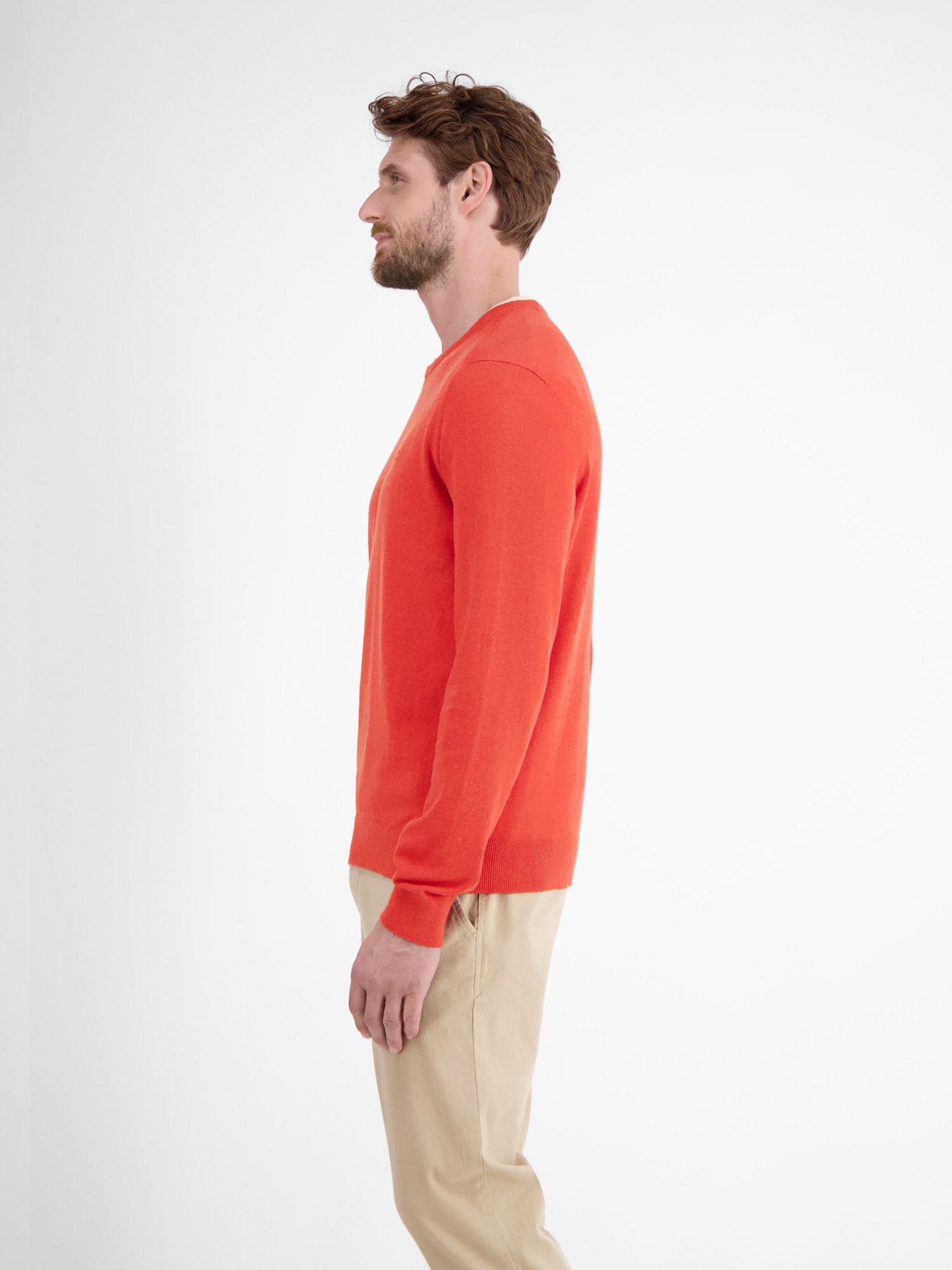 LERROS Strickpullover »LERROS Herren Basic Strickpullover«