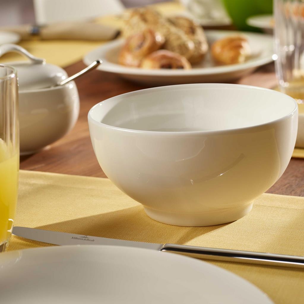 Villeroy & Boch Geschirr-Set »Kombi-Set New Cottage Basic 4er Set weiß« Spülmaschinengeeignet, Mikrowellenfest
