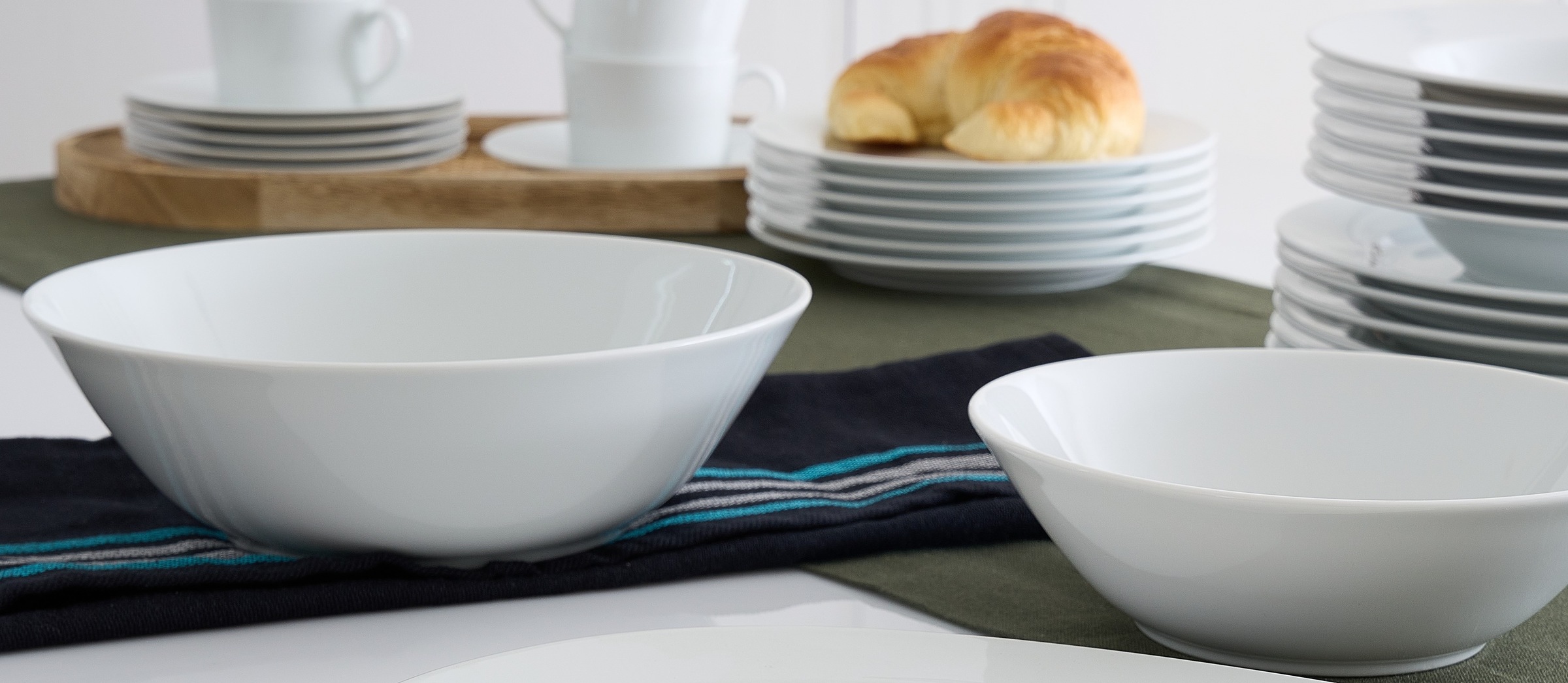 Retsch Arzberg Schale "Servierschale HEIKE WEISS 23 cm, Set 2-teilig, rund günstig online kaufen