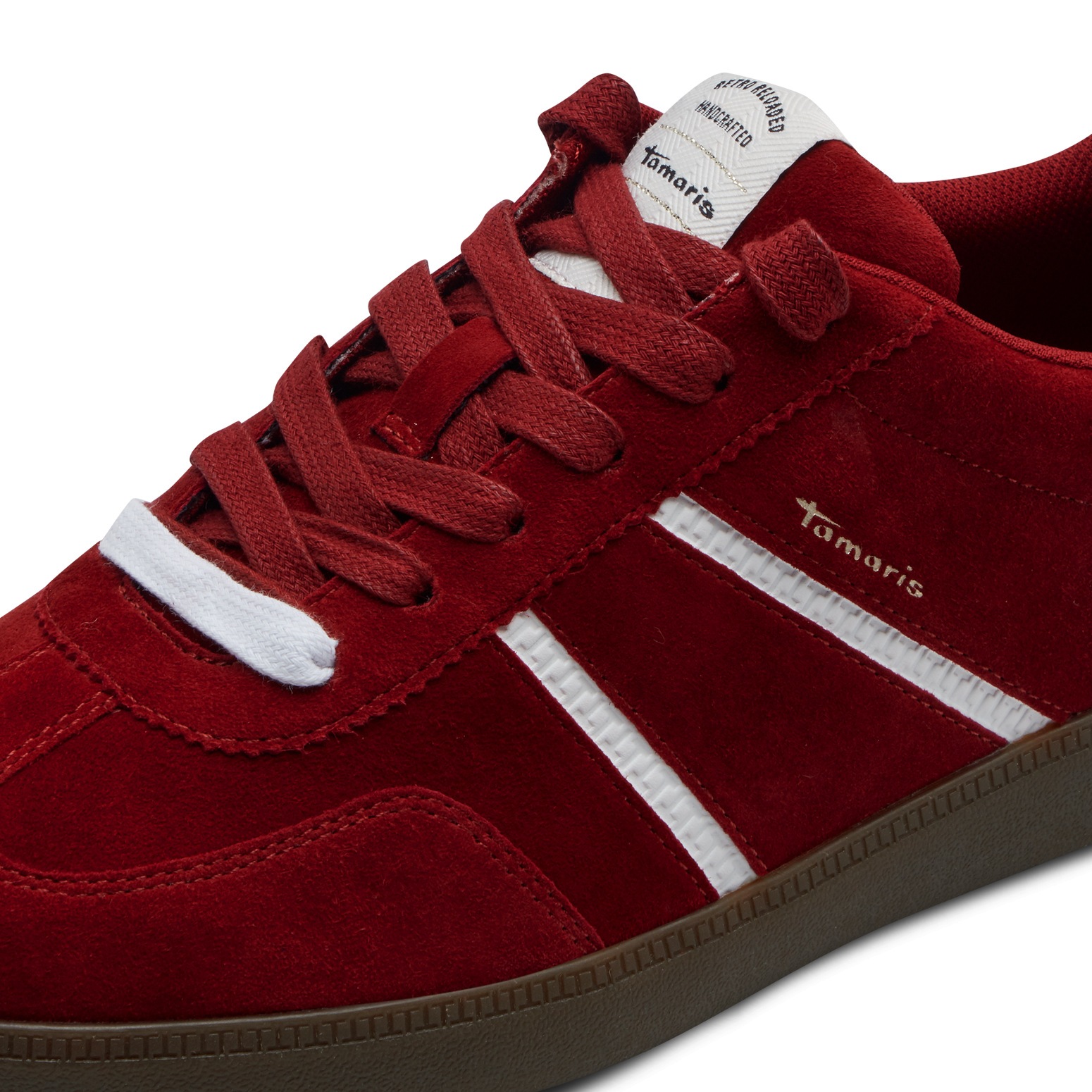 Tamaris Plateausneaker, Freizeitschuh, Halbschuh, Schnürschuh mit gepolstertem Schaftrand