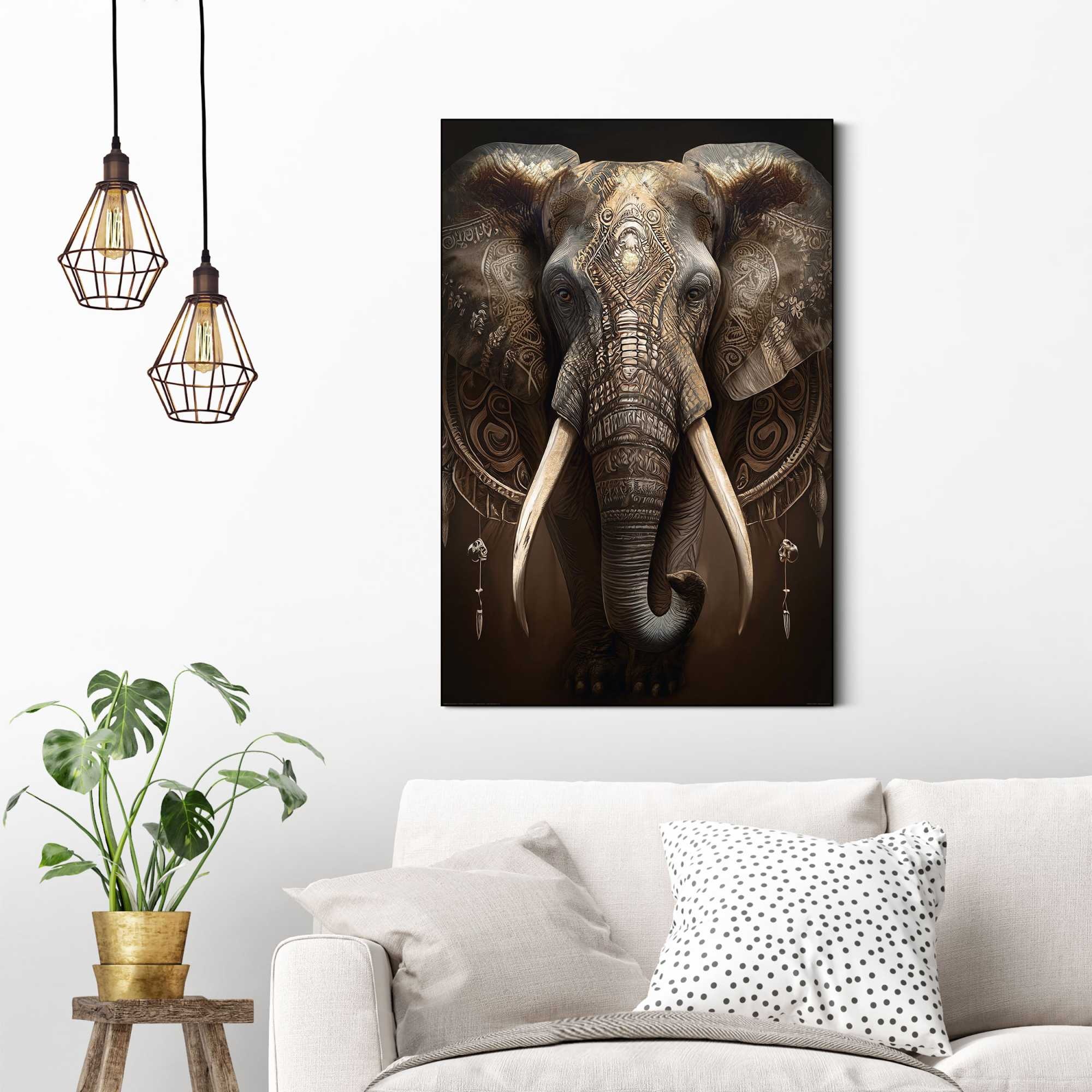 Reinders Wandbild "Decorated Elephant" günstig online kaufen