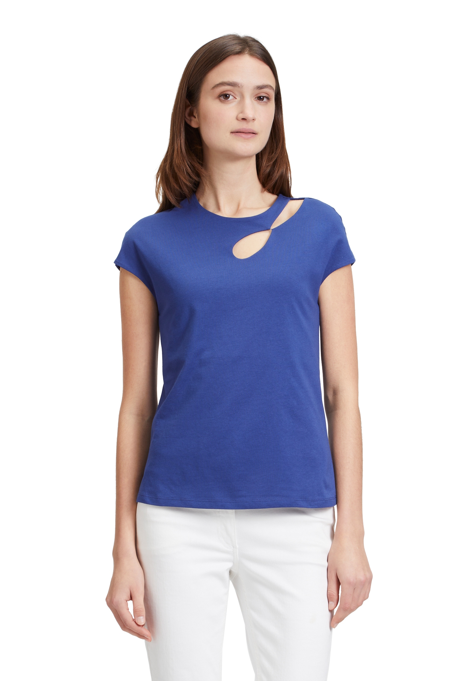 Betty Barclay Kurzarmshirt "Betty Barclay Baumwollshirt mit Cut-Outs", Cut- günstig online kaufen