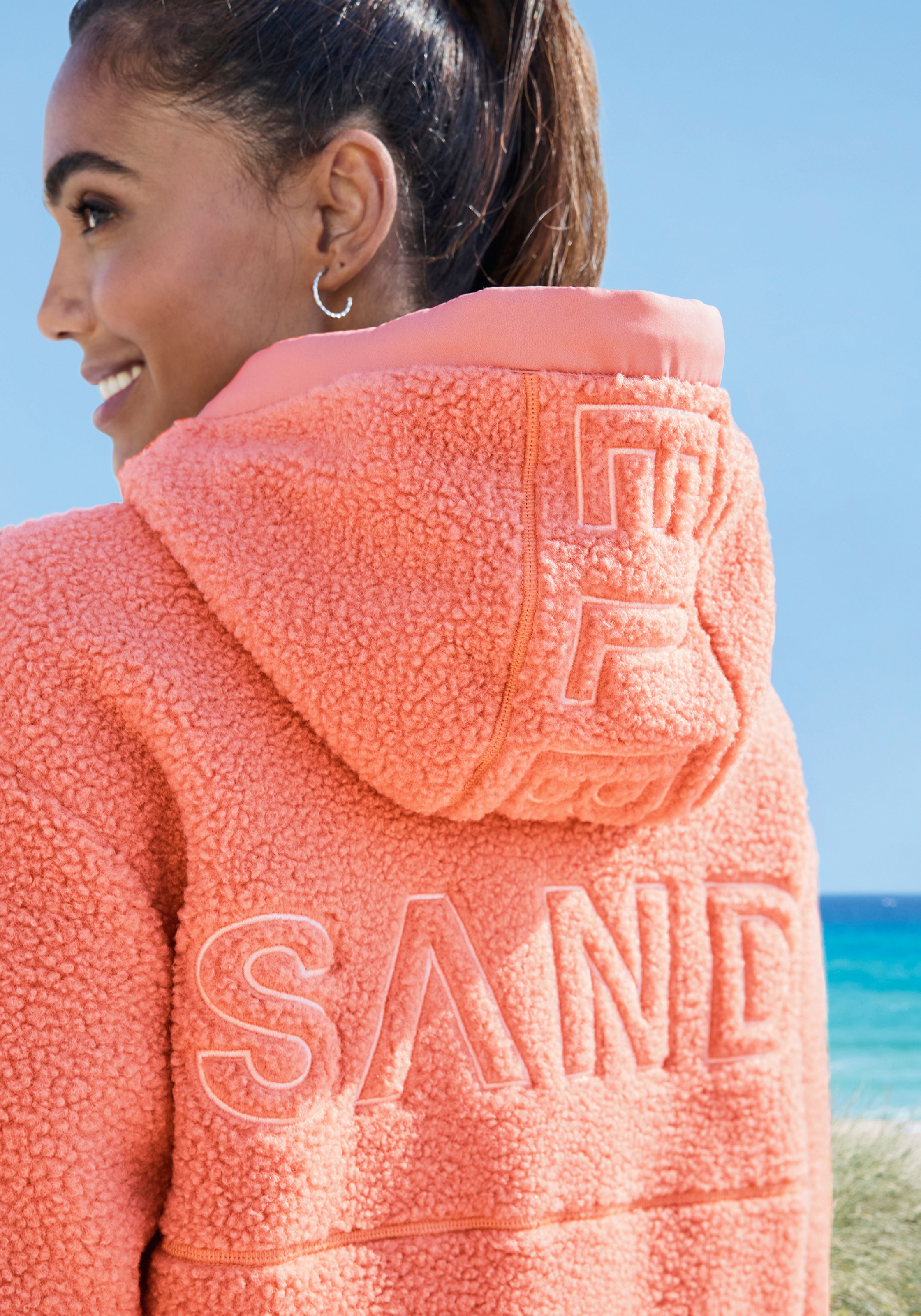 Thumbnail - Elbsand Fleecejacke mit Kapuze mit Kapuze