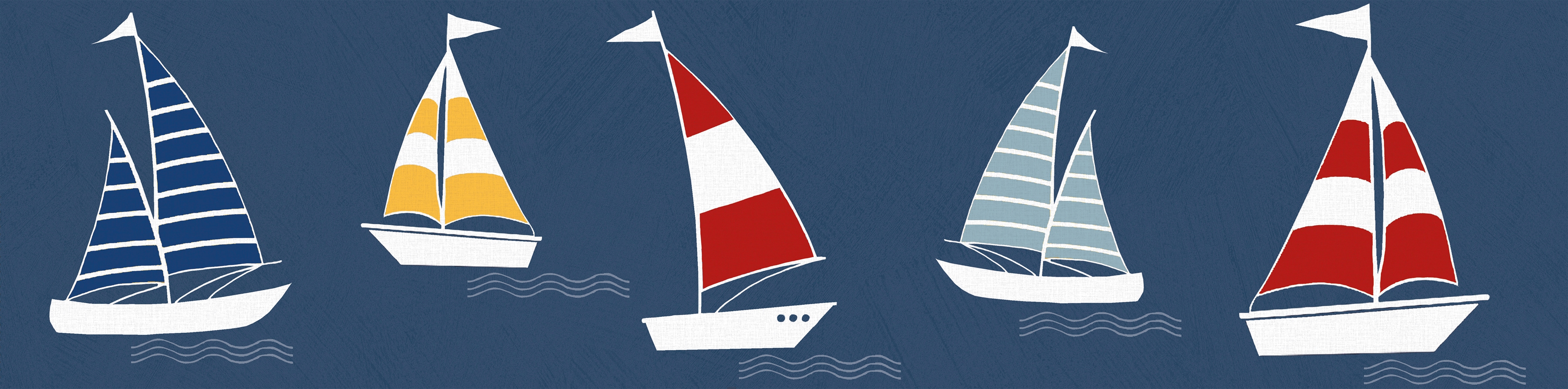 A.S. Création Bordüre "Sailor Friends" Motiv abstrakt naturalistisch glatt Tapete Kinder Bordüre Selbstklebend Borte Wohnzimmer Design Wandtapete