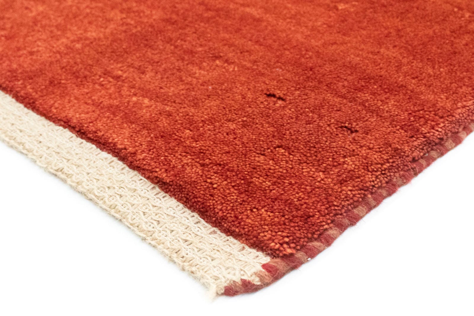 morgenland Wollteppich »Gabbeh Teppich handgeknüpft rot«, rechteckig,  handgeknüpft | BAUR | Kurzflor-Teppiche