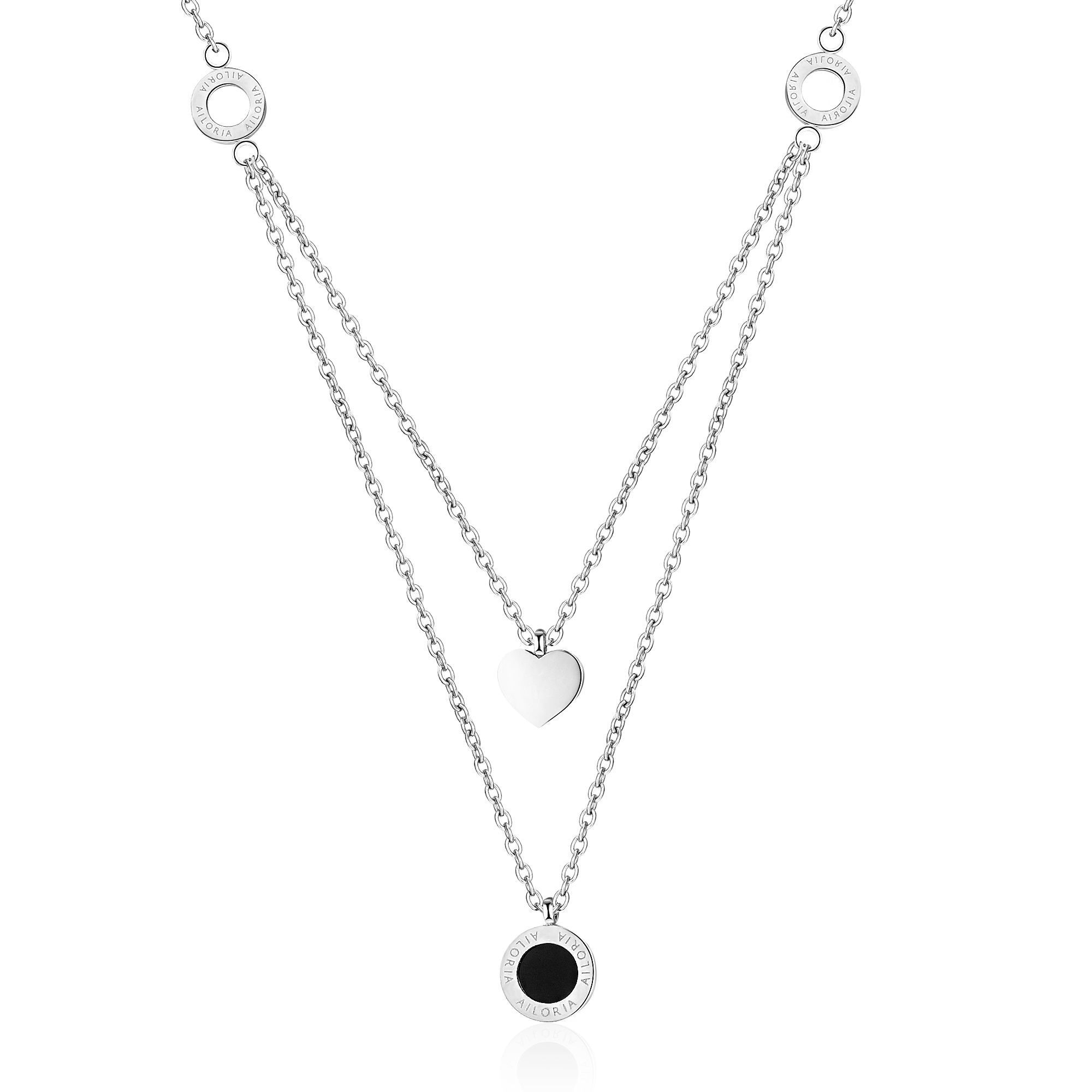 AILORIA Damen Edelstahlkette "Halskette ALINE", silber, Halsketten