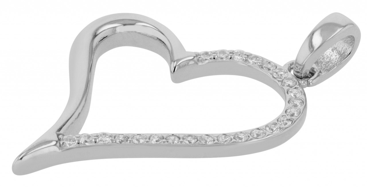 Adelia´s Kettenanhänger »stilvoller Herz Anhänger aus 925 Sterling Silber« ()