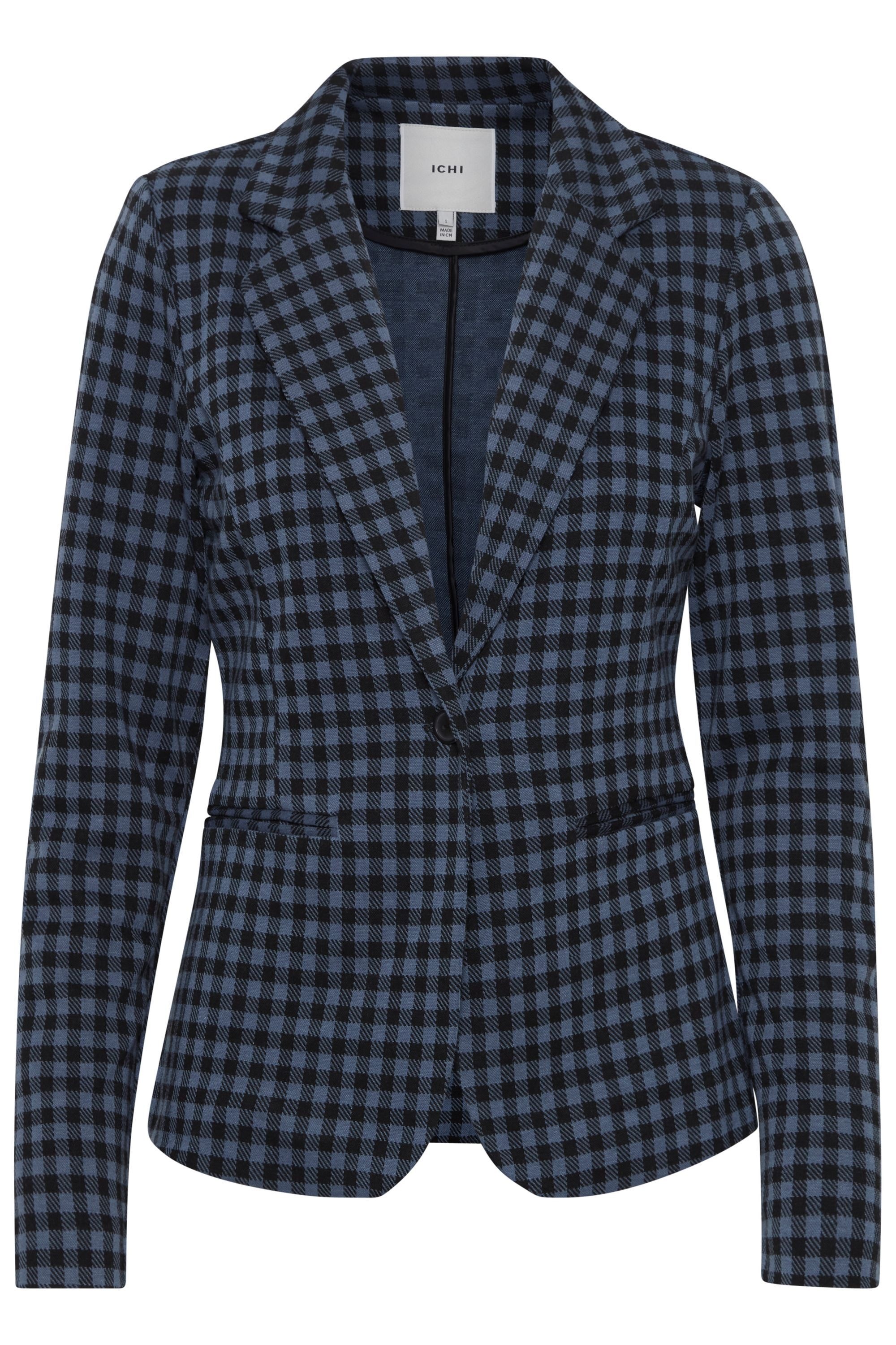 Ichi Sweatblazer IHKATE CHECKY BL - 20114642 modischer karierter Blazer günstig online kaufen