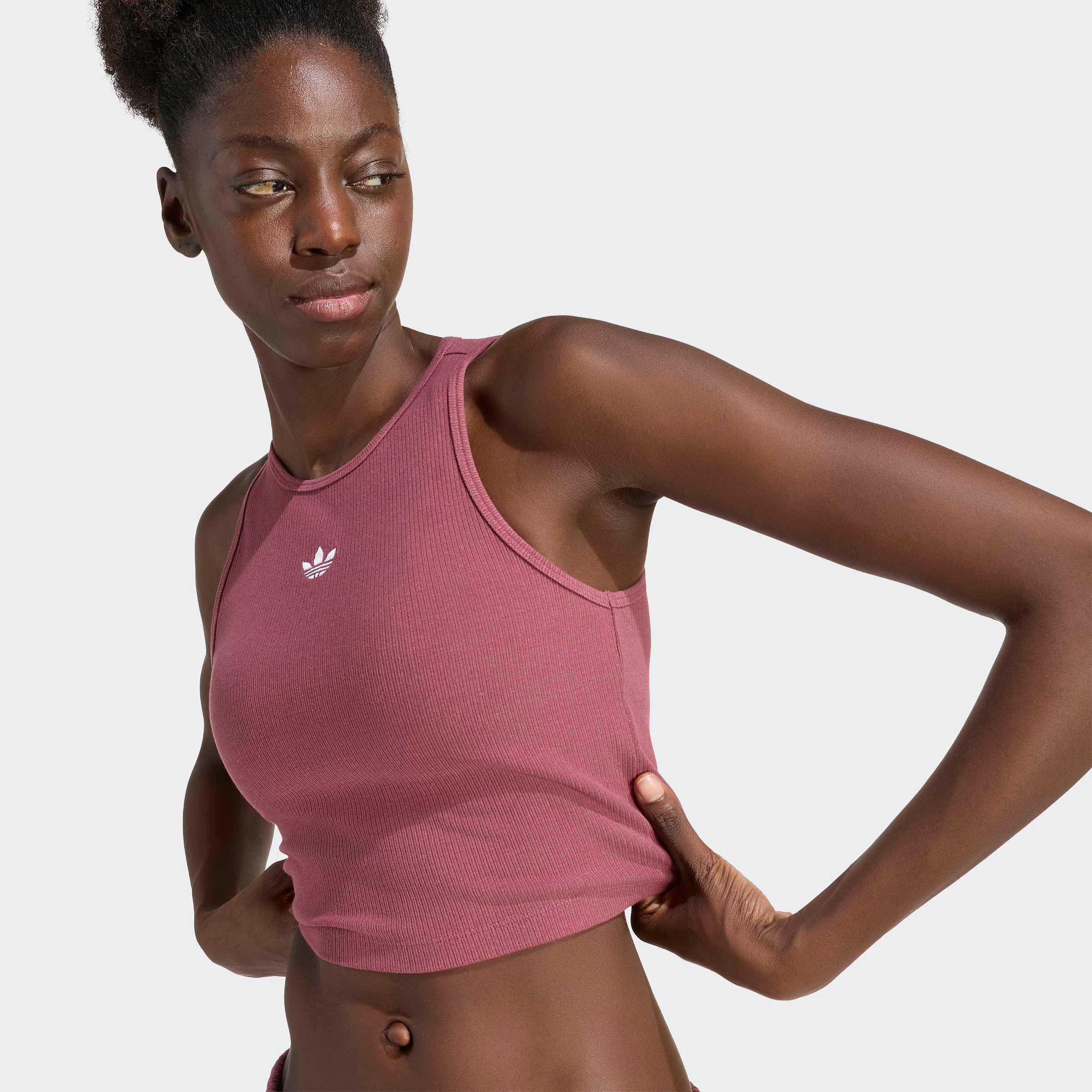 adidas Originals Tanktop »ESSENTIALS, GERIPPT«