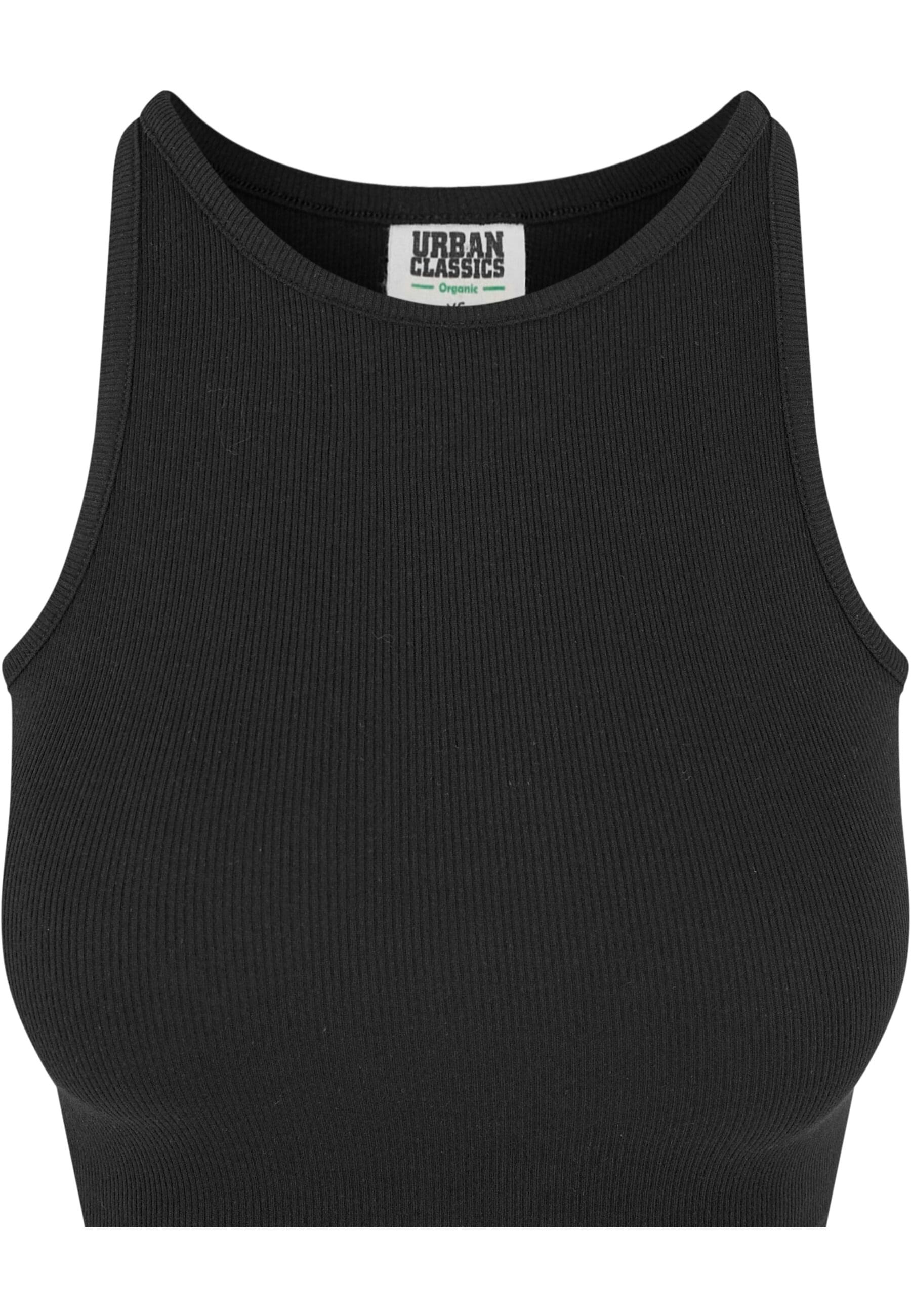 URBAN CLASSICS Muskelshirt »Urban Classics Ladies Organic Cropped Rib Top 2-Pack«, (1 tlg.)