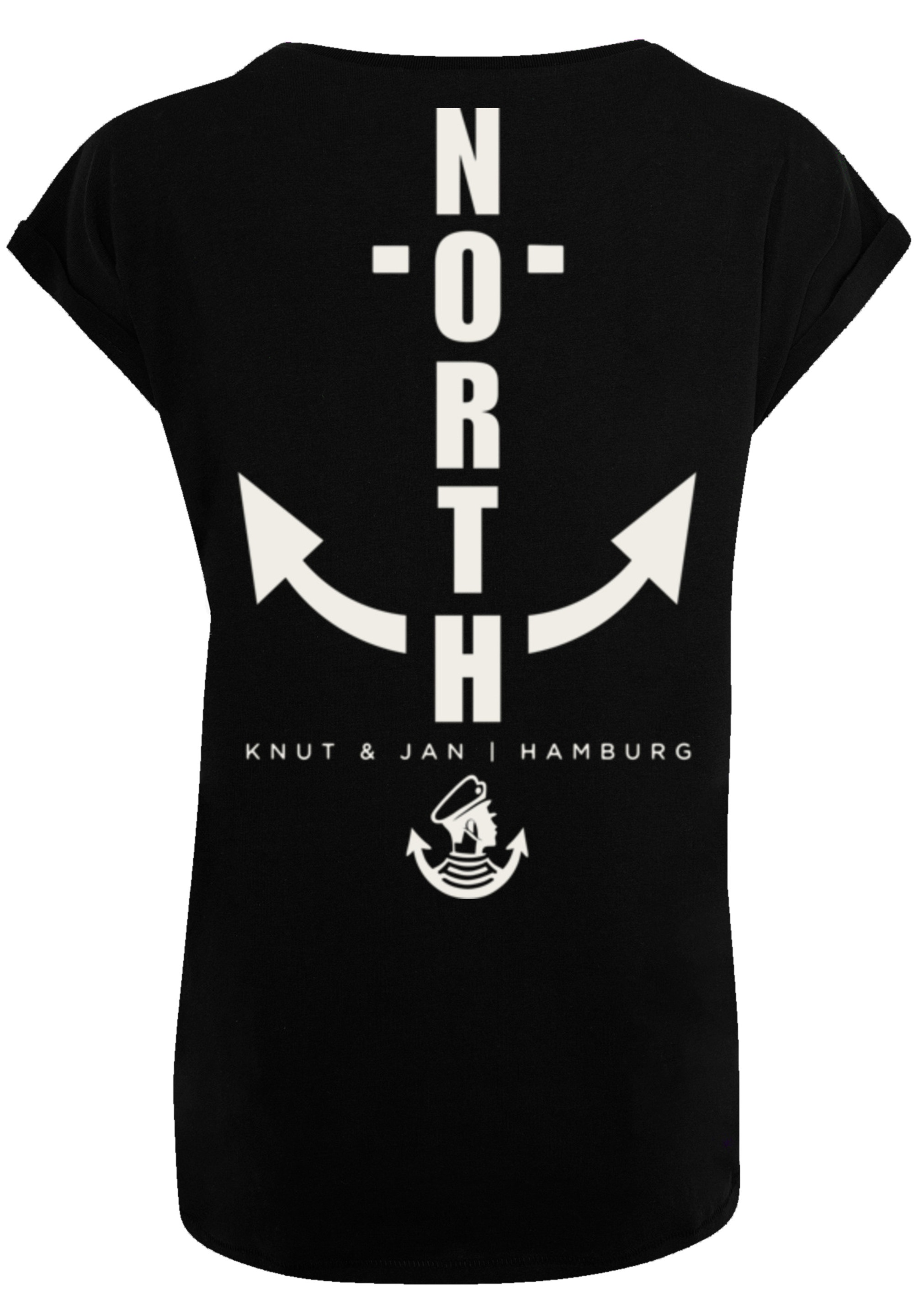 F4NT4STIC T-Shirt »North Anchor Knut & Jan Hamburg«, Print