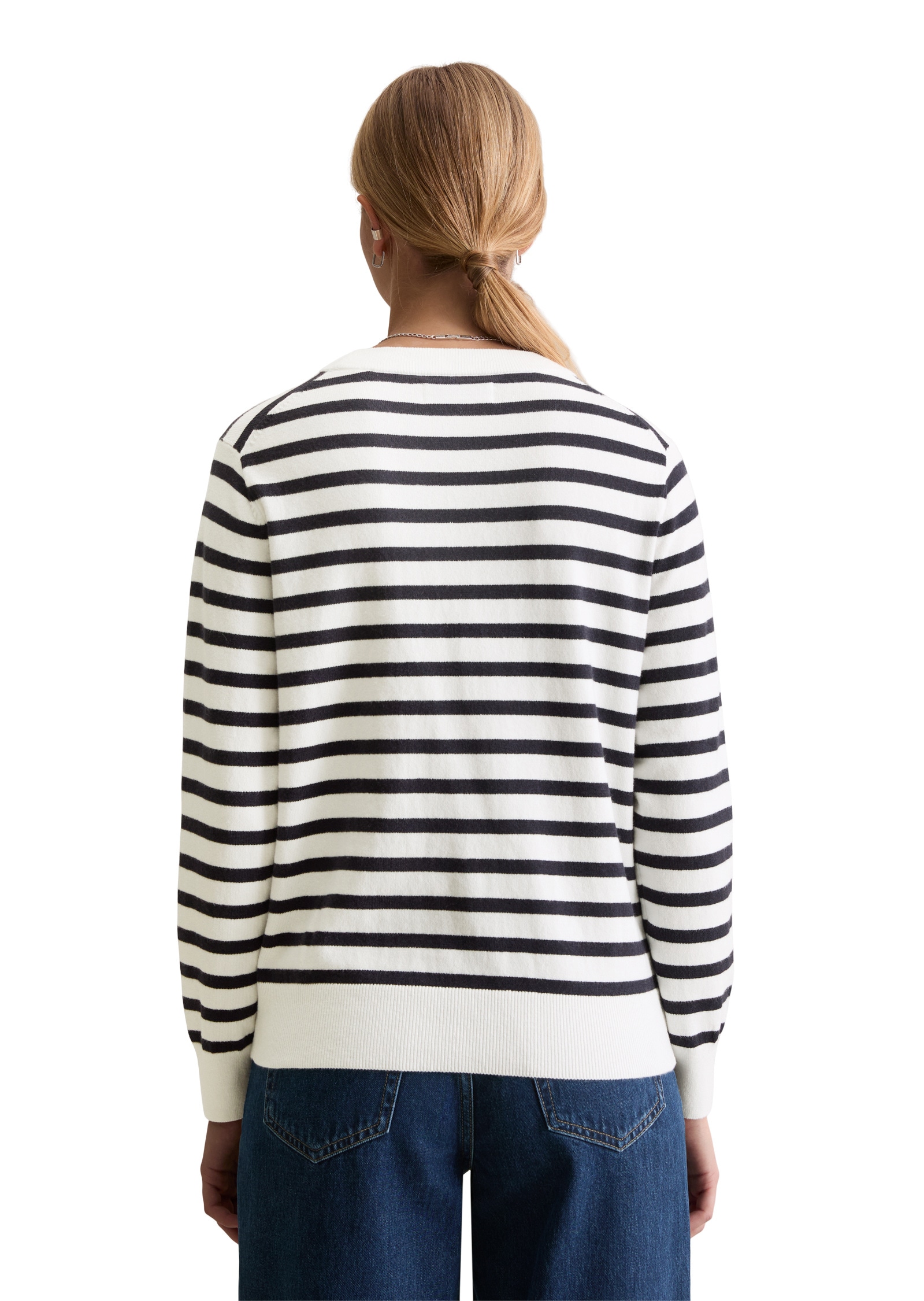 Marc O'Polo DENIM Strickpullover »aus Soft Cotton Stretch«