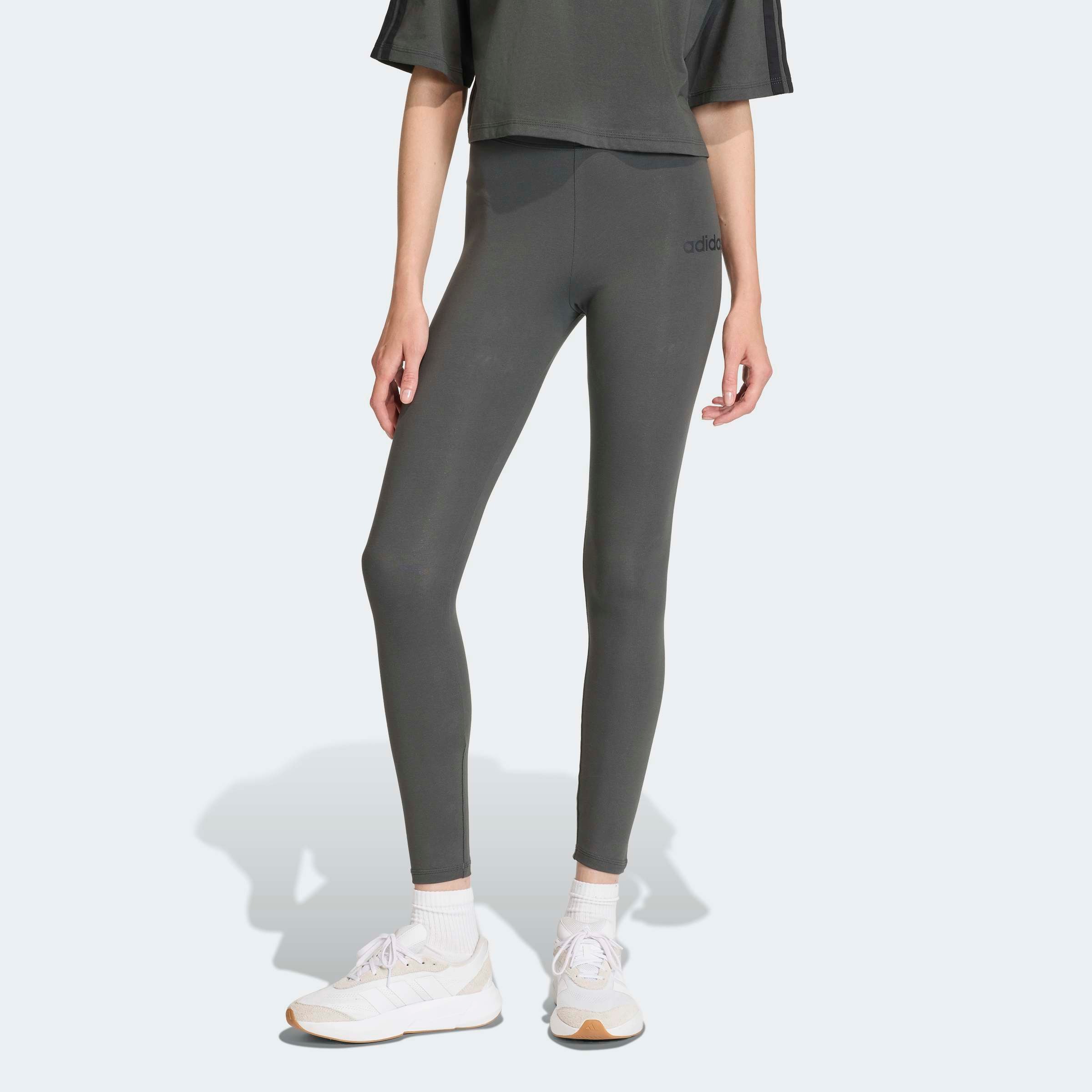 adidas Sportswear Leggings "W LIN SJ LEG" aus Baumwollmaterial mit Stretcha günstig online kaufen