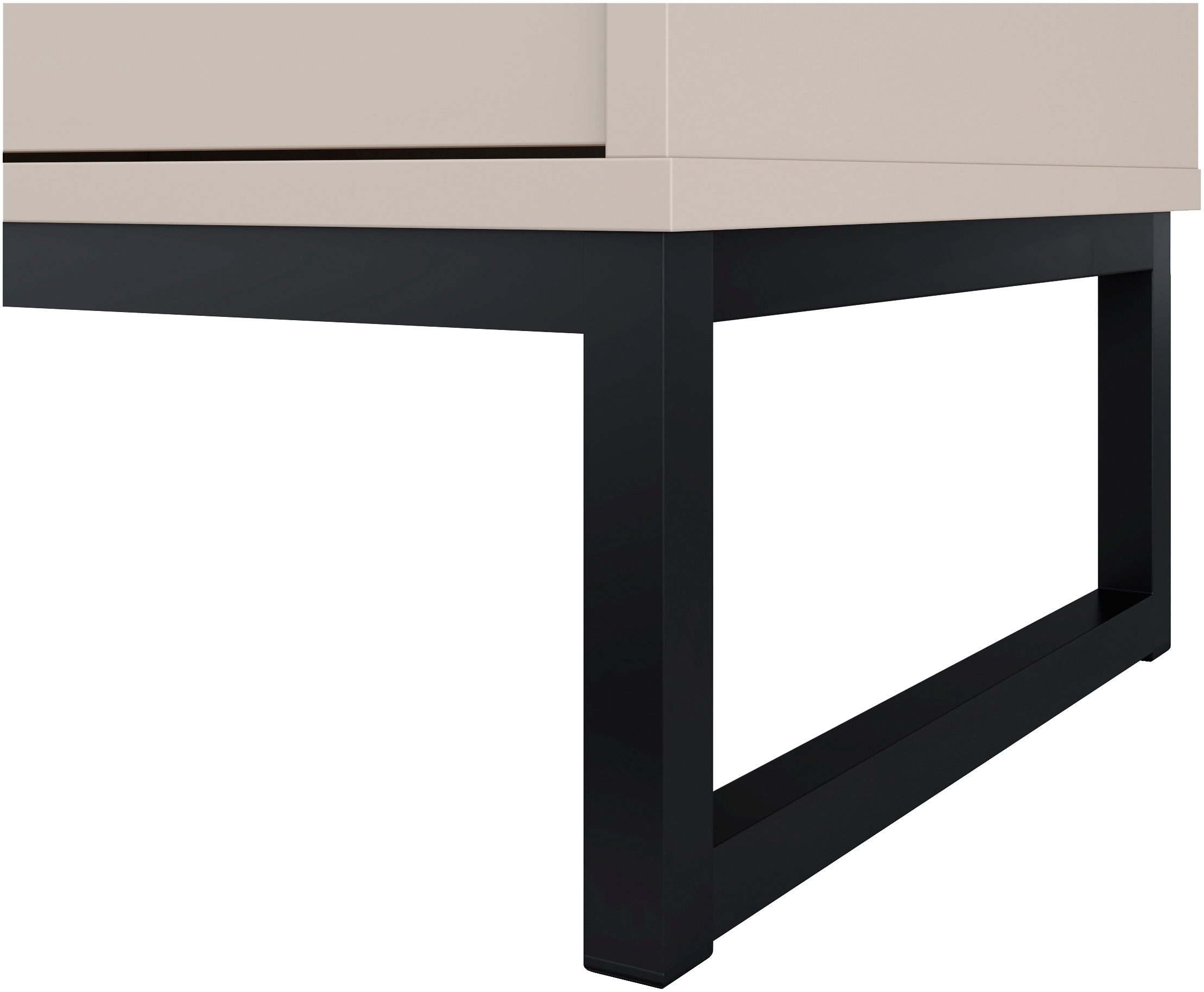 Home affaire Sideboard »Alto, Breite 208,5 cm, grifflose Kommode 4 Türen/2 Schubkästen.« Schubladenschrank mit viel Stauraum, Einlegeböden verstellbar