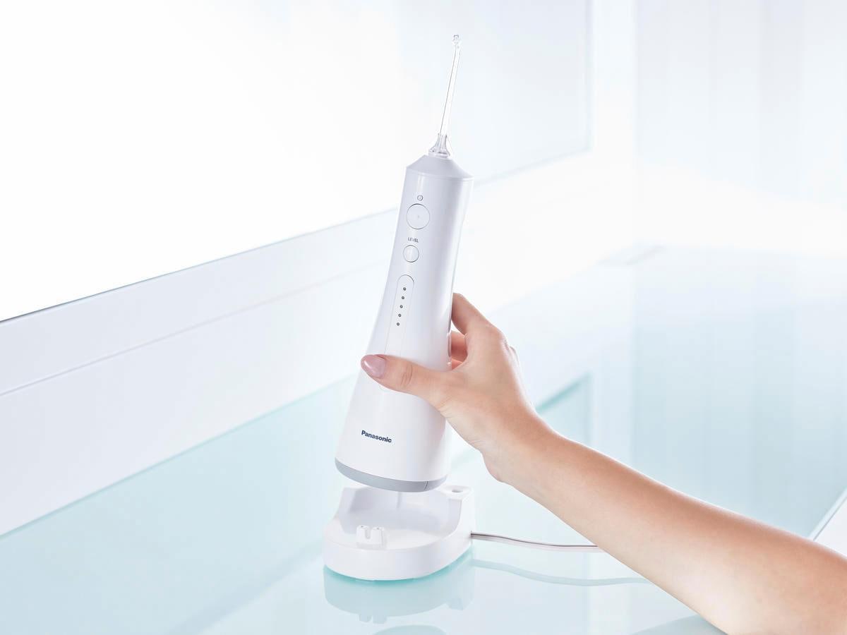 Panasonic Munddusche »EW1511«, 2 St. Aufsätze, kabellos, Ultrasonic Technologie, 5-Stufen