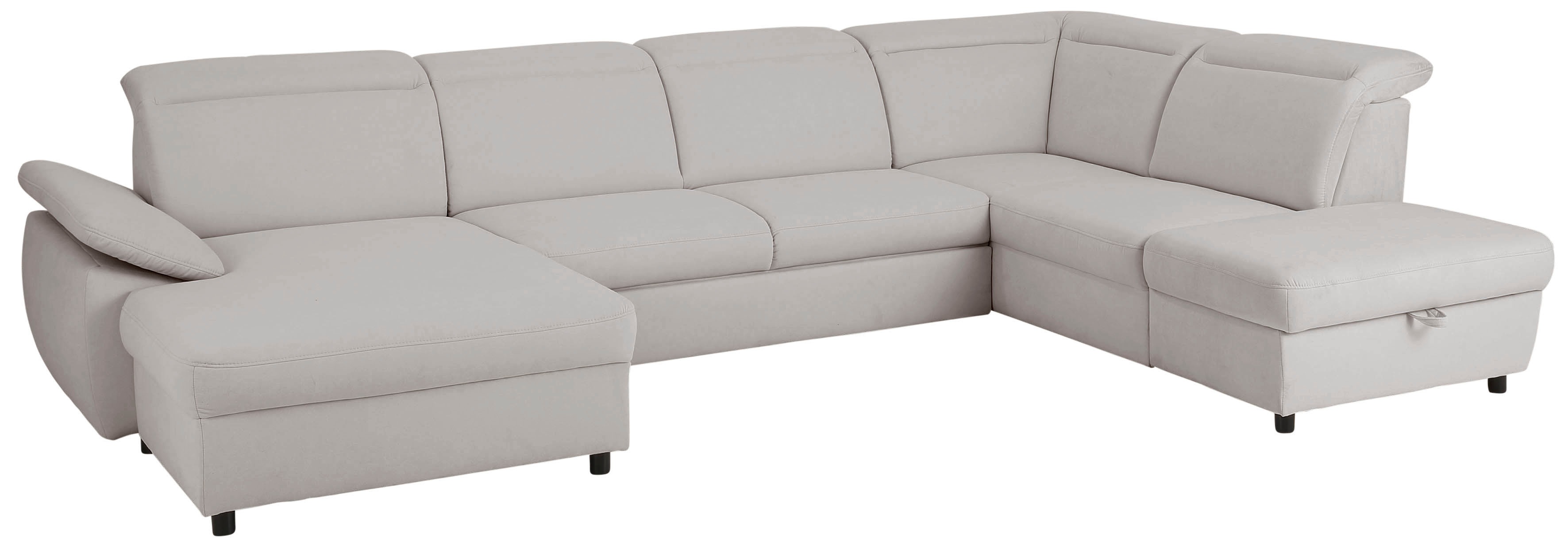 Thumbnail - Home affaire Wohnlandschaft "Mauritius U-Form", mit Kopfteil- und Armlehnverstellung, wahlweise mit Bettfunktion