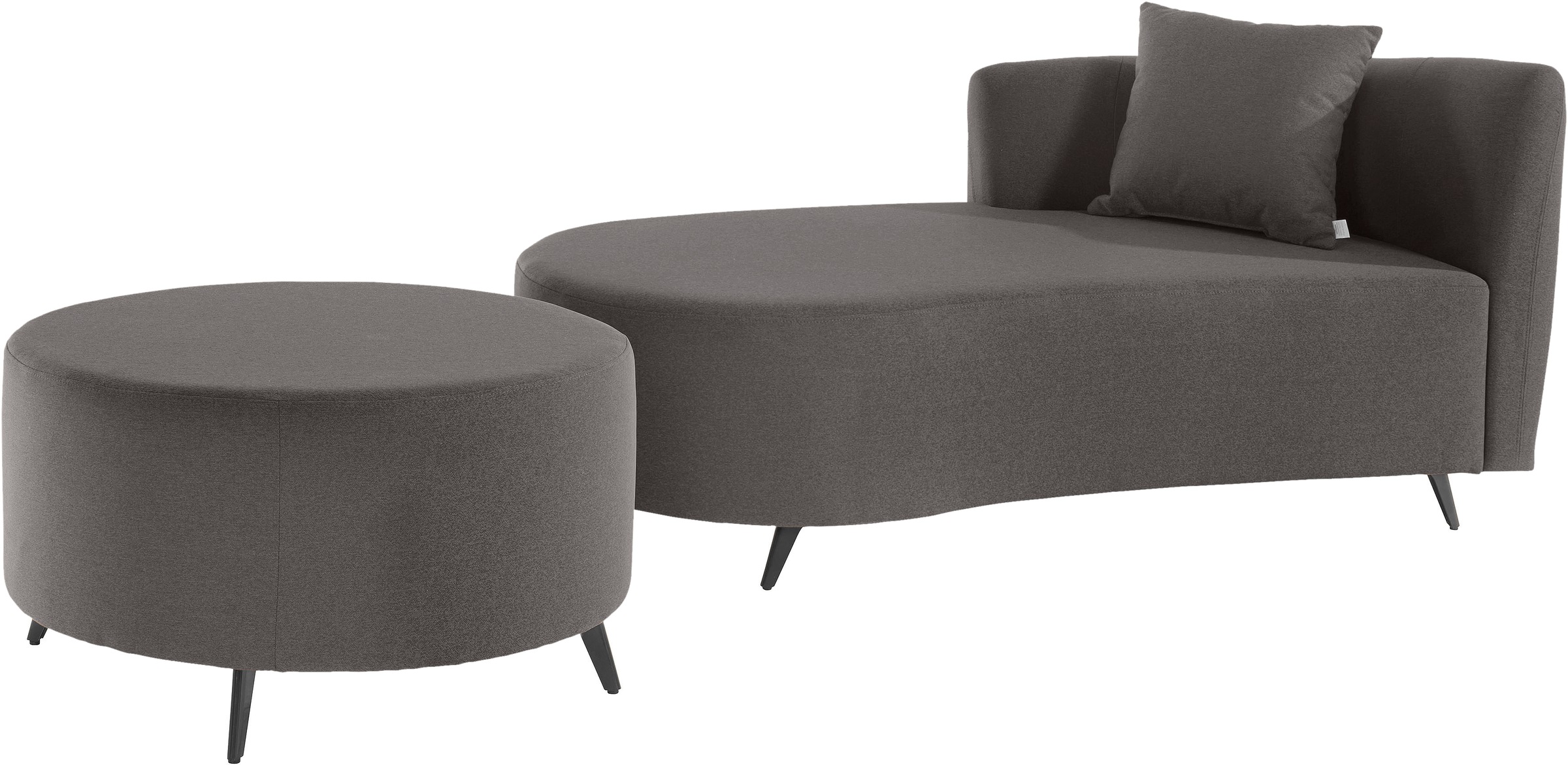 Home affaire Recamiere "Hulby" wahlweise mit und ohne Hocker und Armlehne l günstig online kaufen