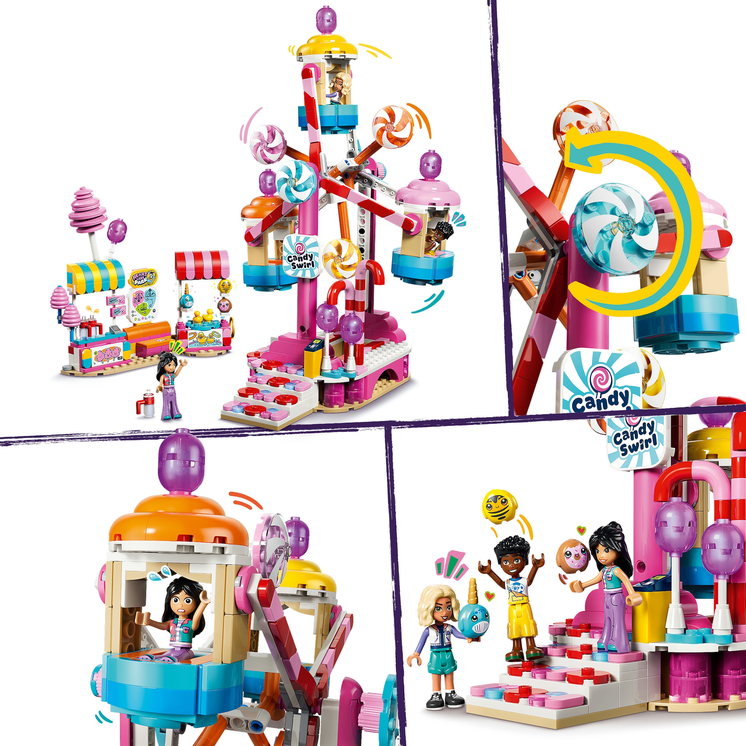 LEGO® Konstruktionsspielsteine »Cupcake-Riesenrad (42700), LEGO Friends« Made in Europe