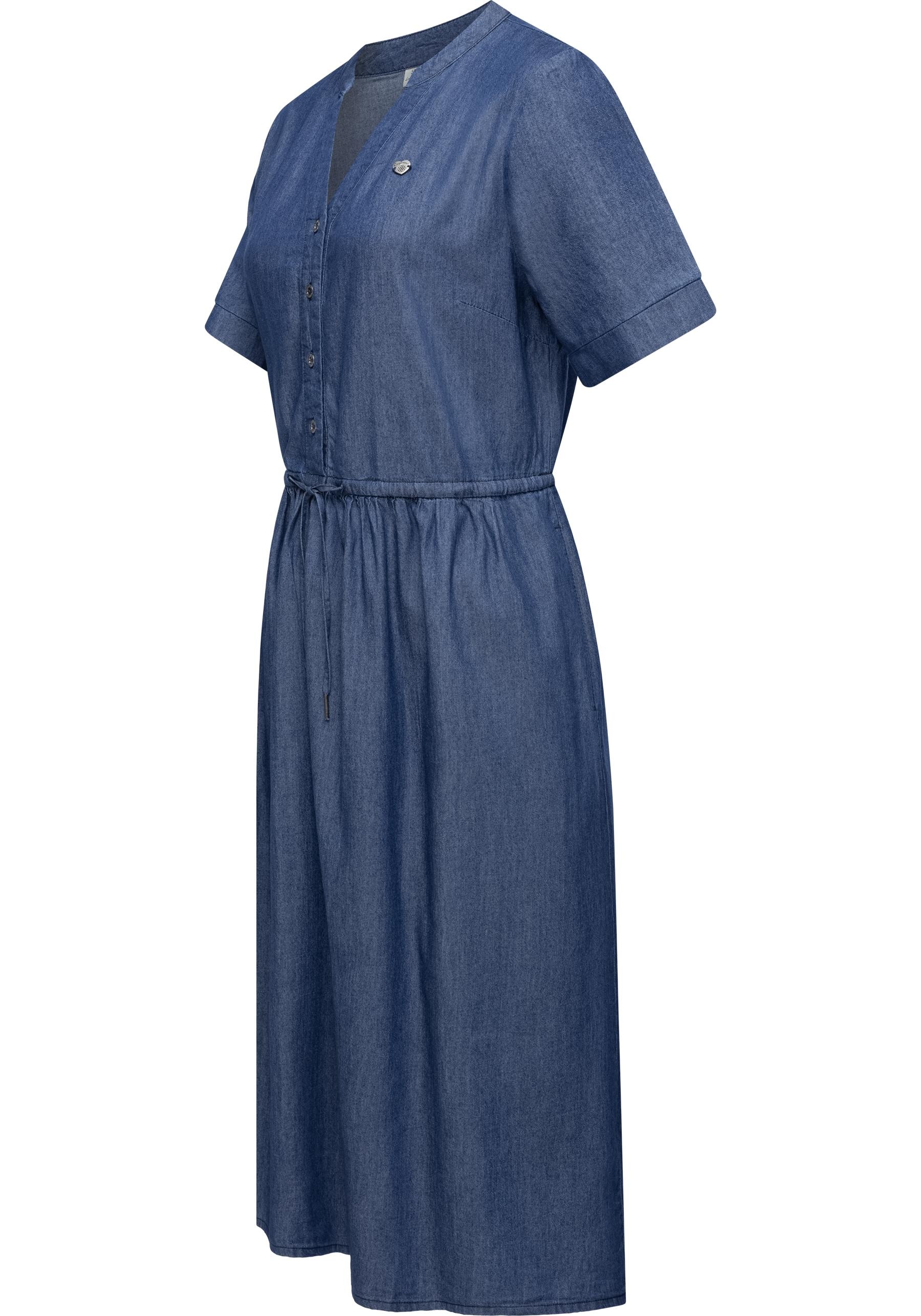 Ragwear Shirtkleid "Casarea Denim", stylisches Damen Sommerkleid mit Taille günstig online kaufen