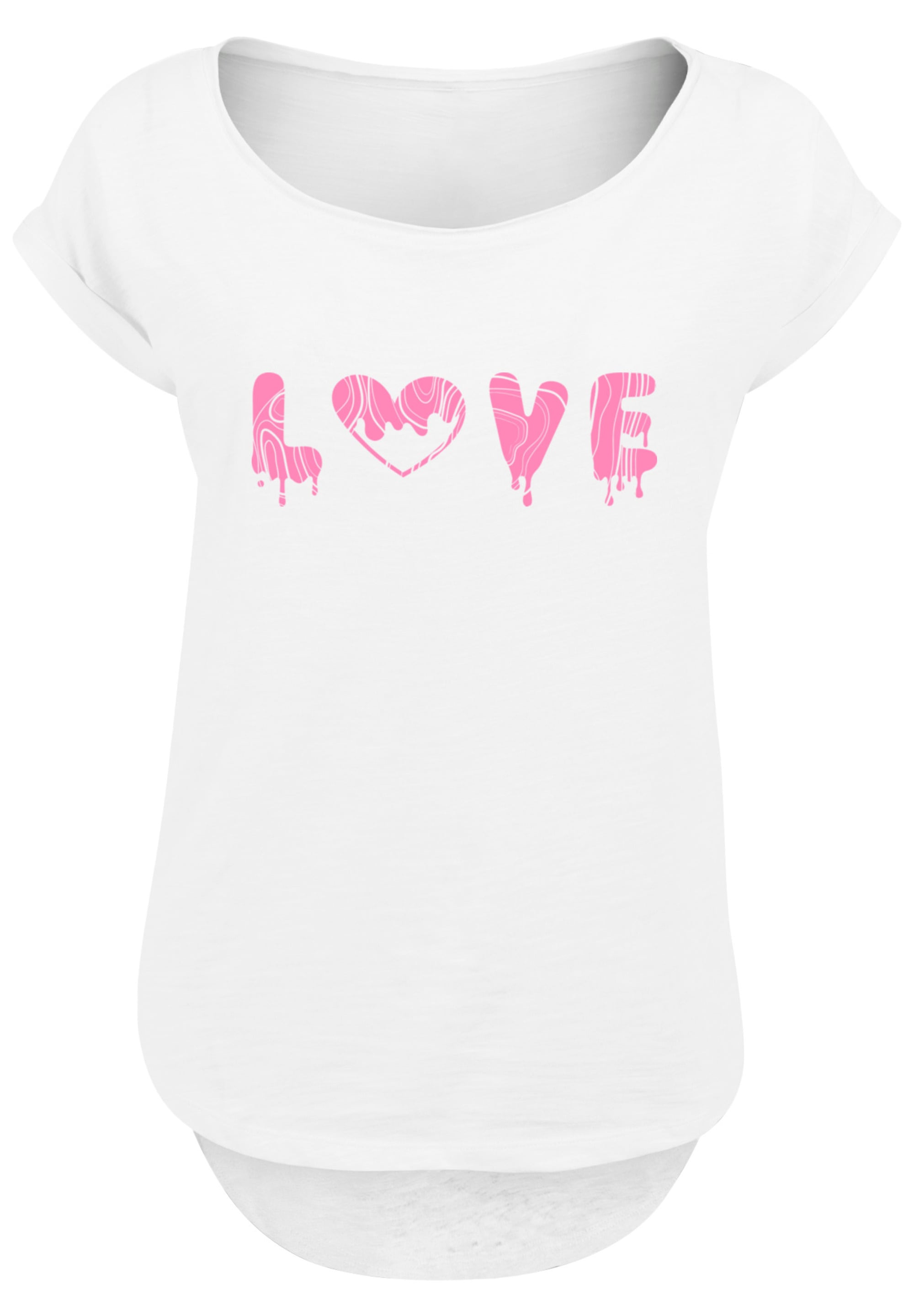 F4NT4STIC T-Shirt "Valentinstag Love Pink", Print günstig online kaufen