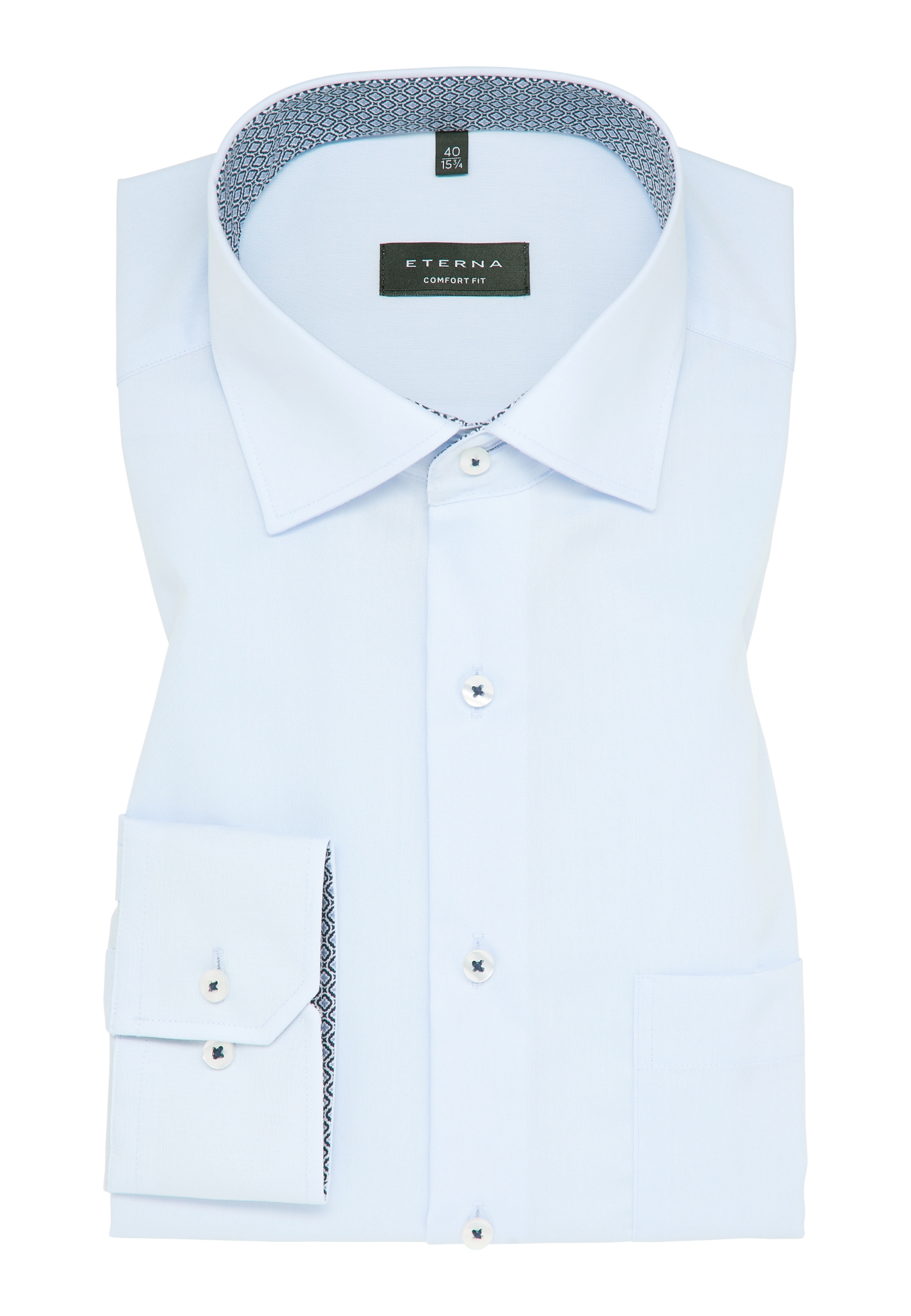 Eterna Langarmhemd »COMFORT FIT«, NON IRON (bügelfrei)