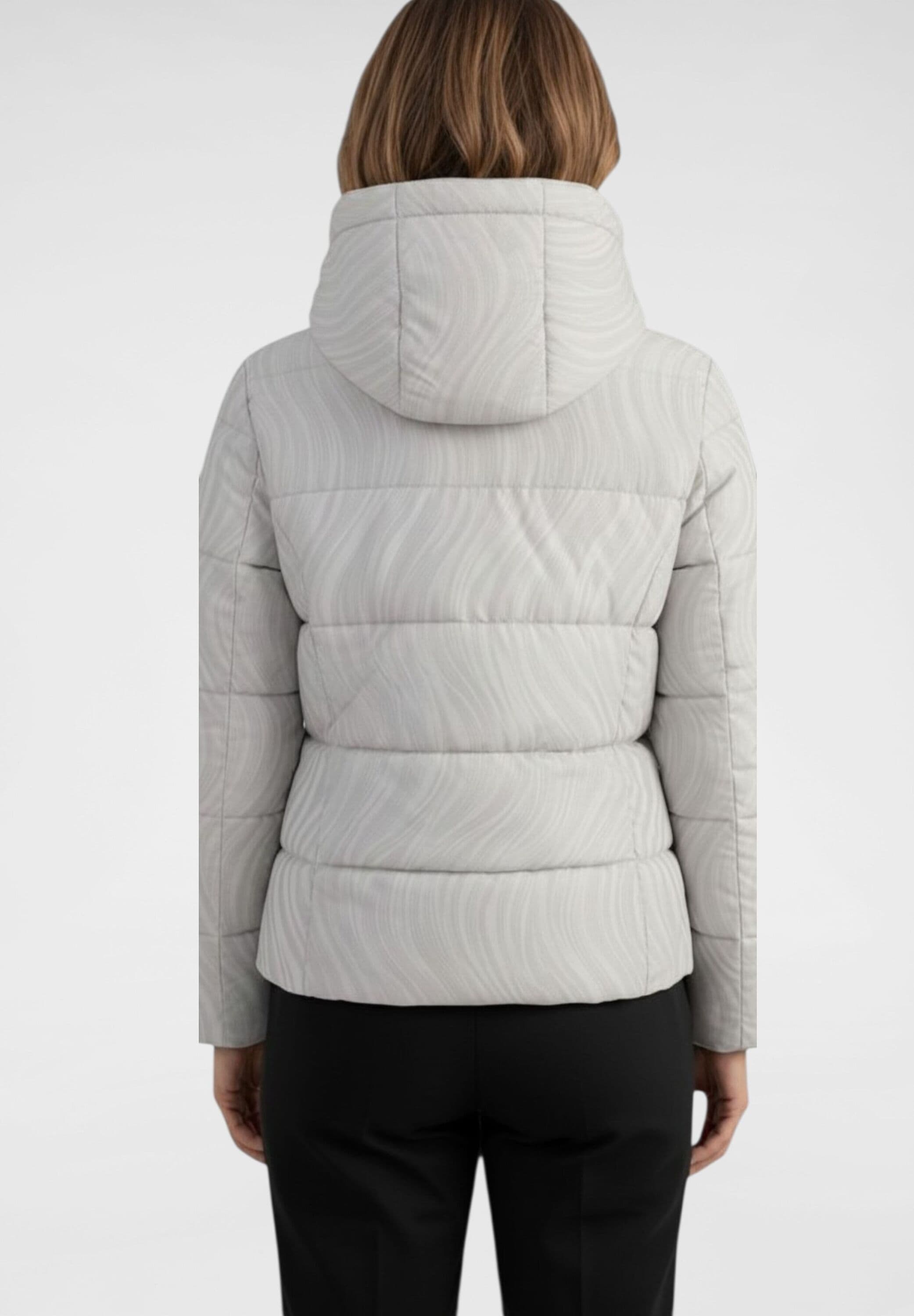 NAVIGAZIONE Steppjacke »NAVIGAZIONE Kacke« mit Kapuze Glänzende Optik