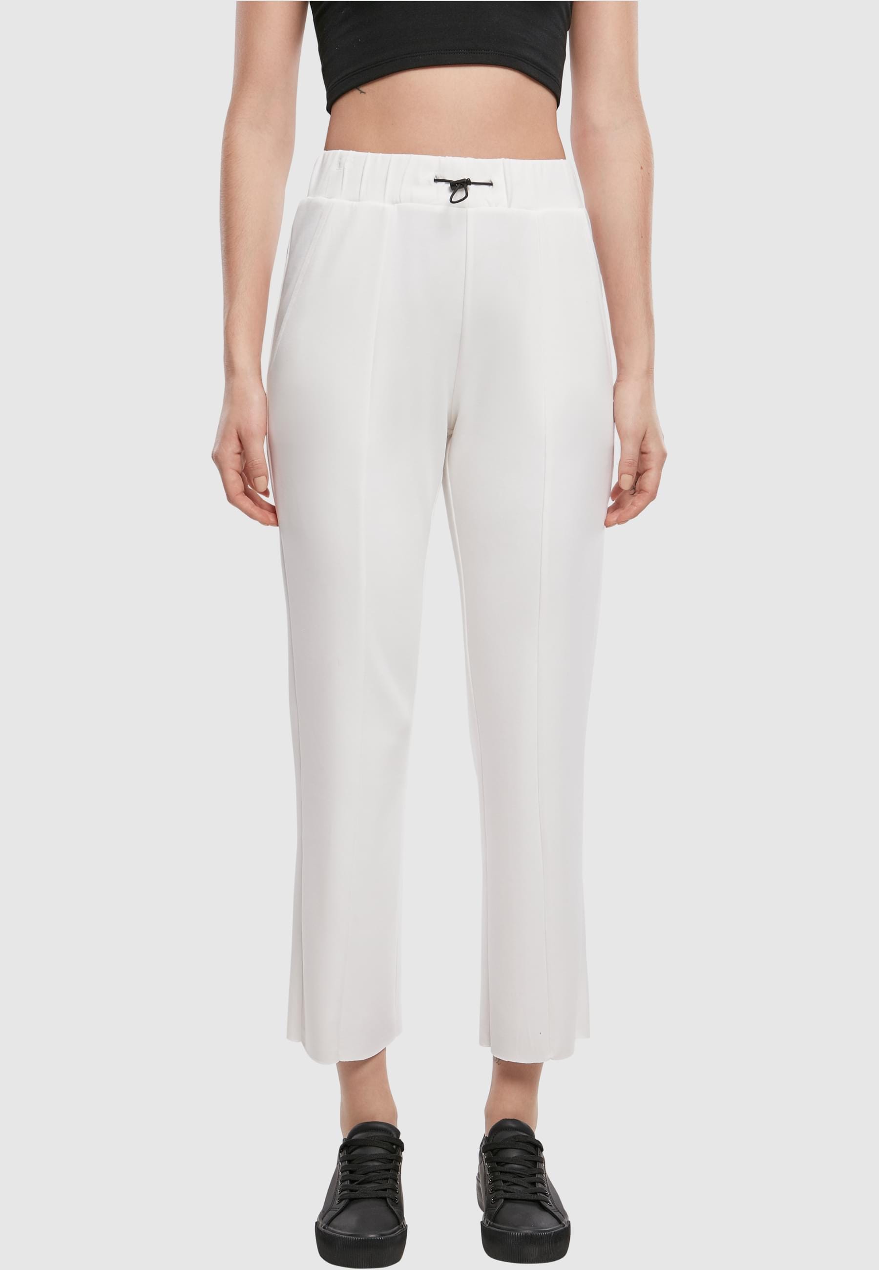 URBAN CLASSICS Stoffhose »Urban Classics Damen Ladies Soft Interlock Pants«, (1 tlg.)