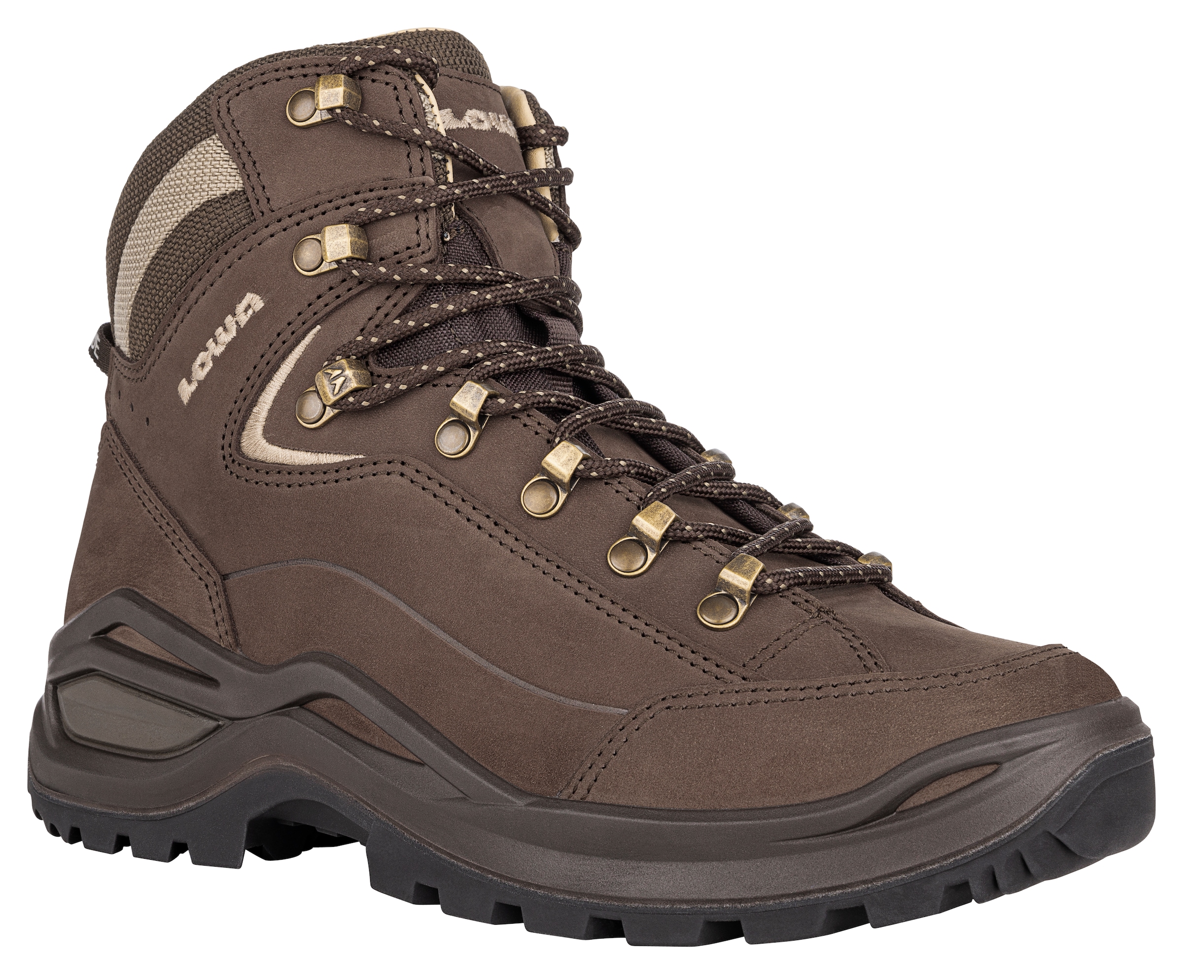 Lowa Wanderschuh "RENEGADE EVO LL MID WS" aus Leder und mit Vibram Sohle günstig online kaufen