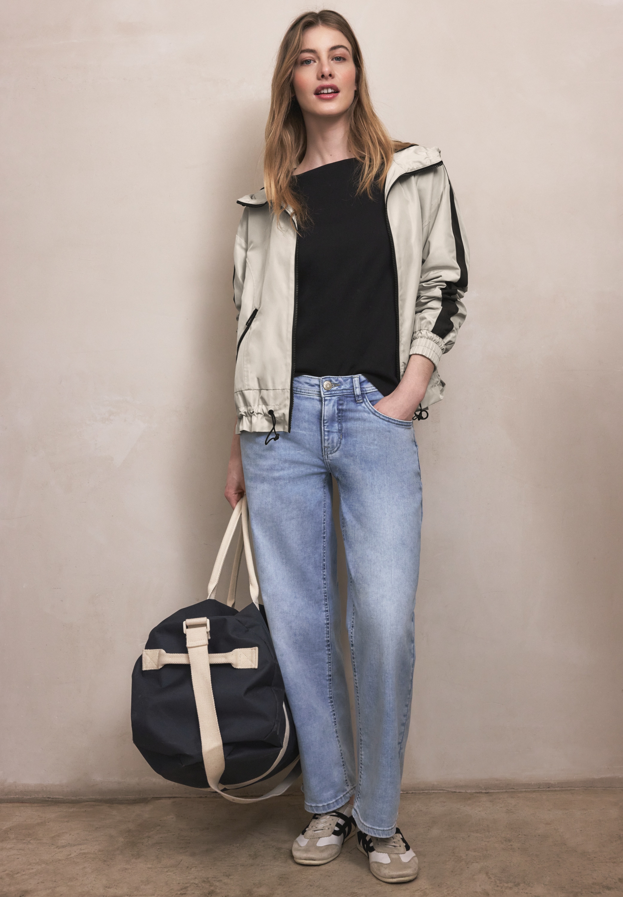 STREET ONE STUDIO Windbreaker mit Kapuze mit Kapuze