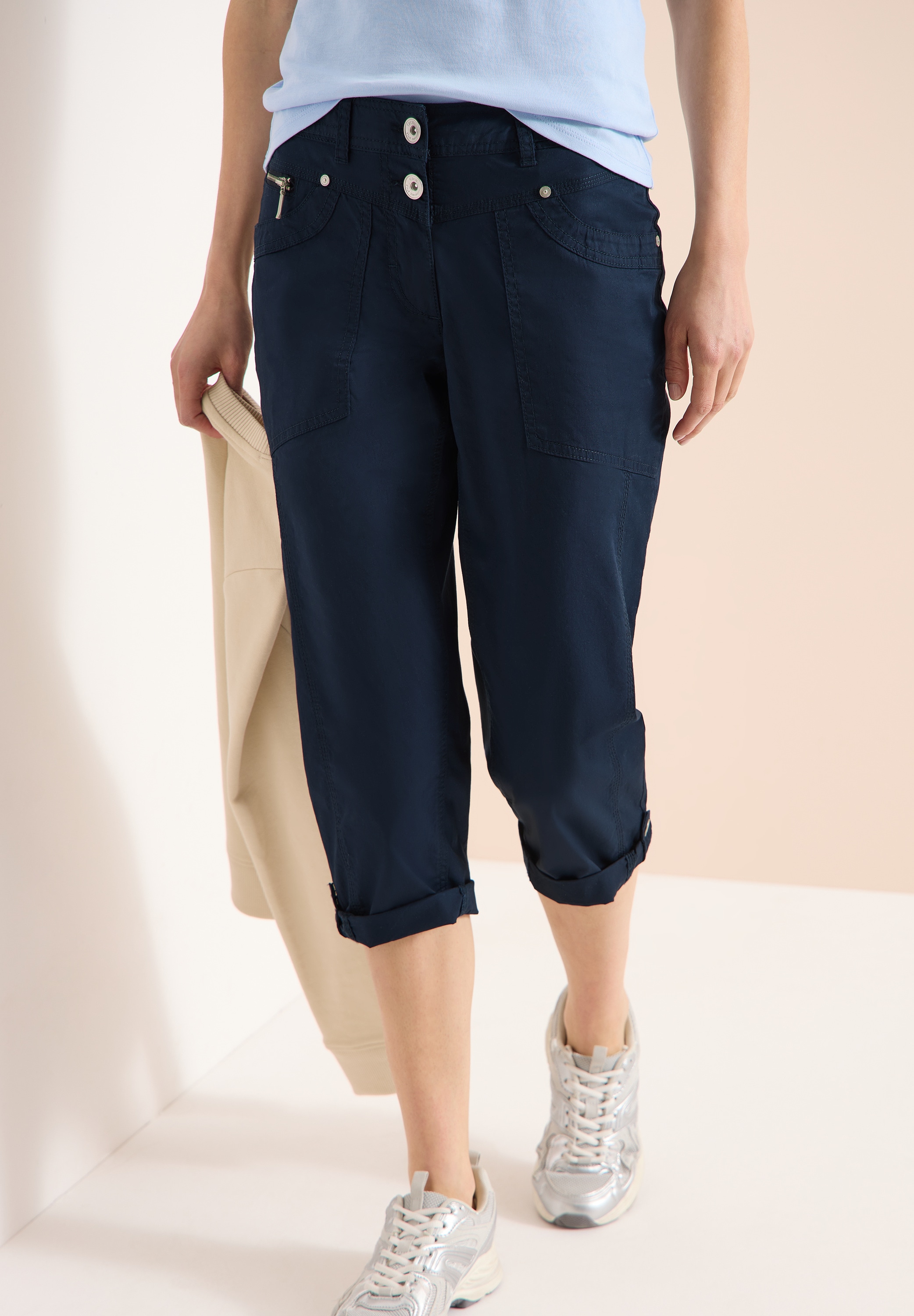 Cecil 3/4-Hose "Style YorkStyle NewYork" im Five-Pocket Style