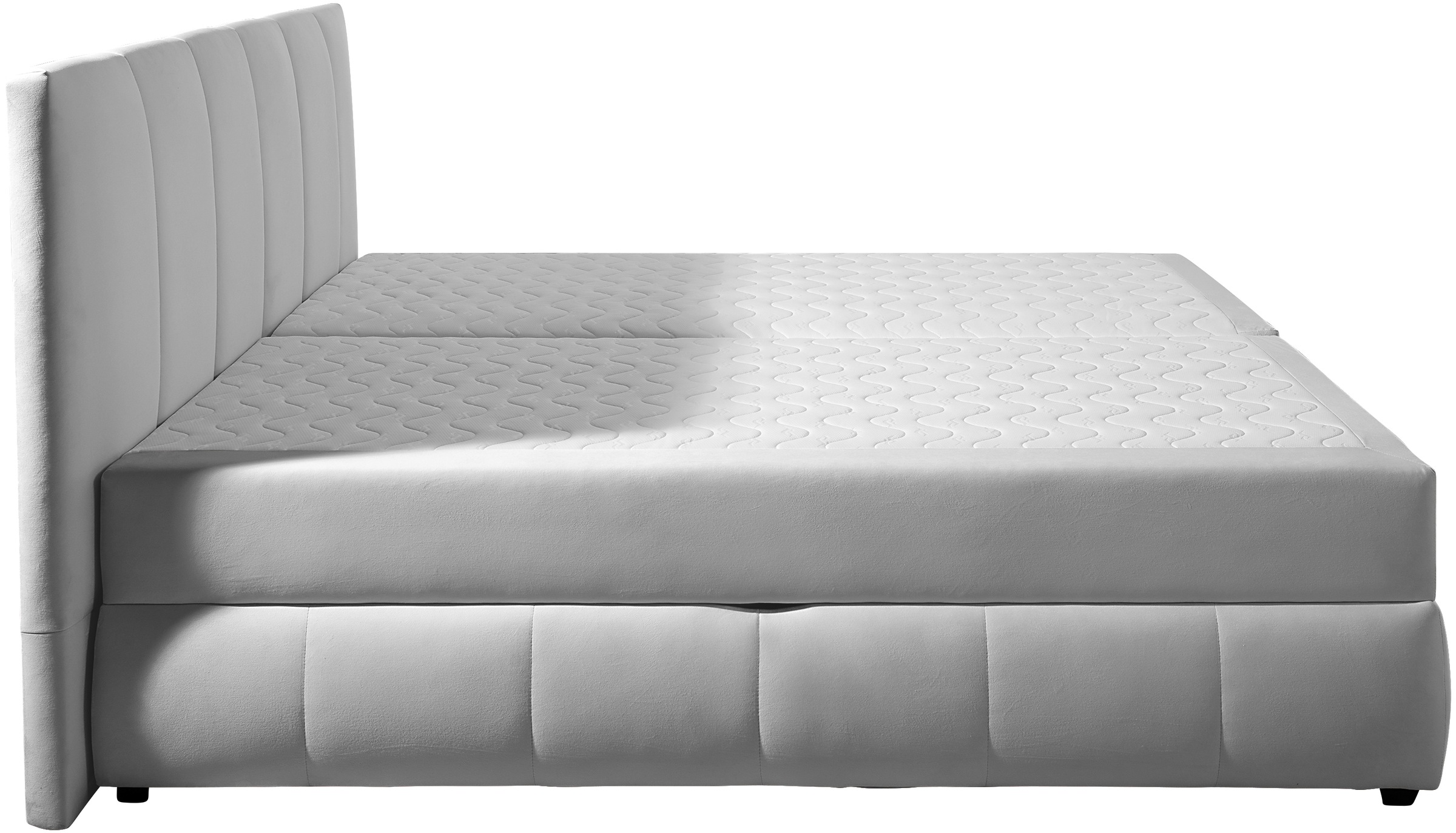 Boxbett OTTO HOME "Hartley inkl. Bettkasten und Topper, auch in Überlänge erhältlich", grau, B:212cm L:210cm, Komplettbetten, wahlweise mit Bonnell- oder TTFK-Matratze in H2, H3 o. H4 erhältlich 6