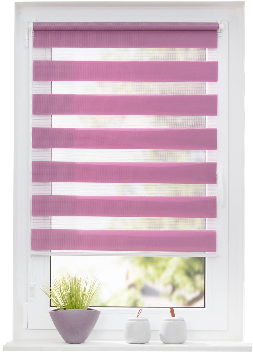 K-HOME Doppelrollo "Maringa Klemmfix" Lichtschutz ohne Bohren in verschiede günstig online kaufen