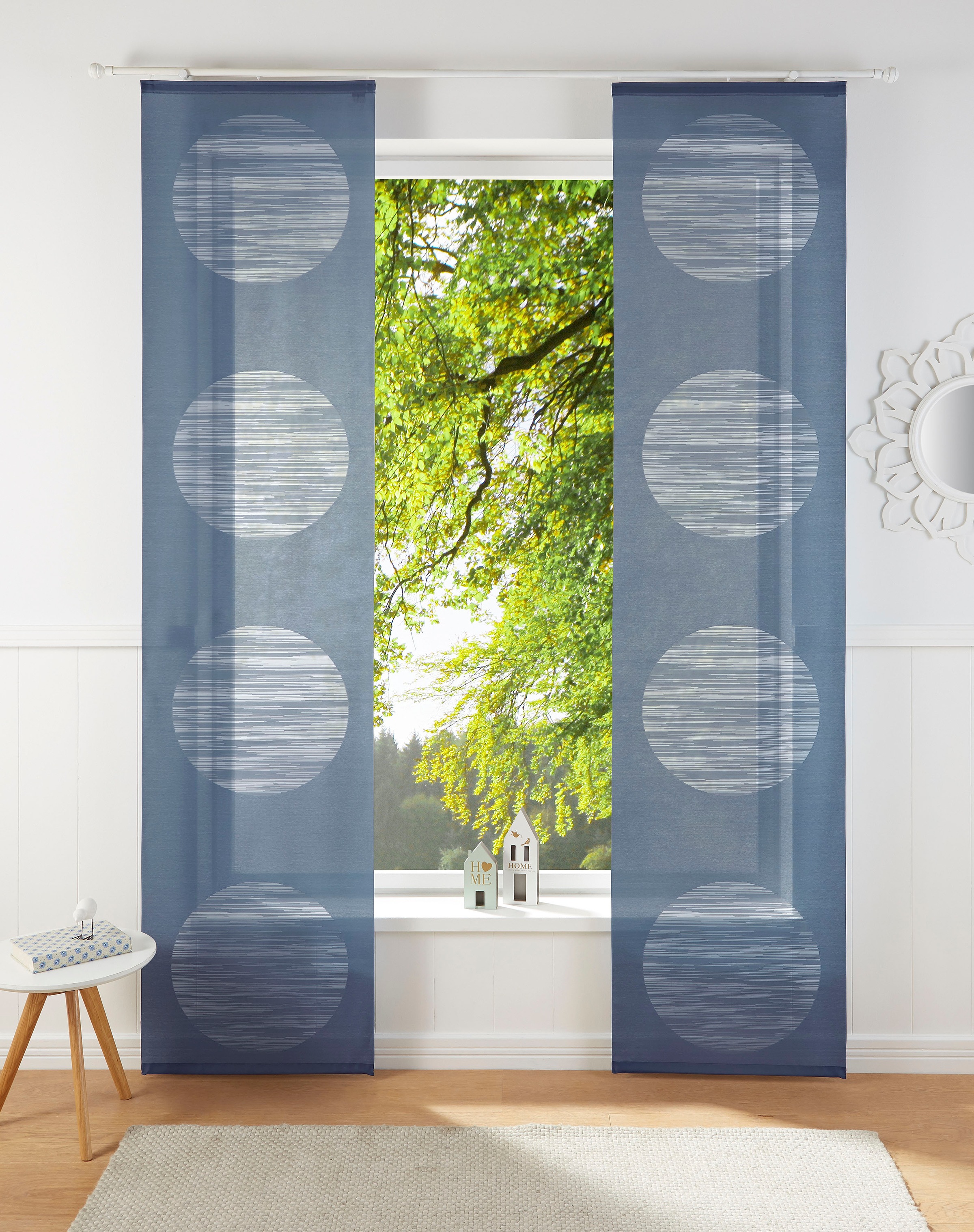 Neutex for you Schiebegardine "Padova" Klettband 1 Stk. tlg. inkl. Befestig günstig online kaufen