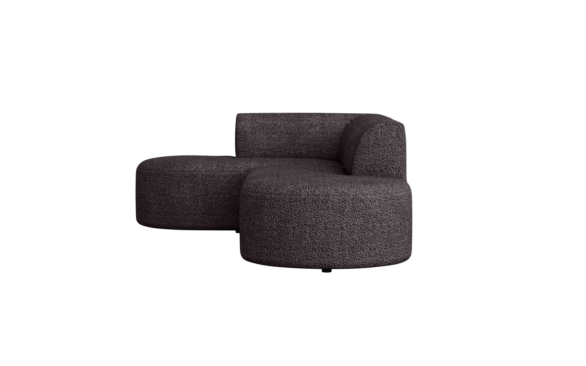 andas Ecksofa »Ecksofa Tvinne mit Ottomane links oder rechts bestellbar«, L-Form, mit Wellenunterfederung, BxTxH 260x170x73 cm
