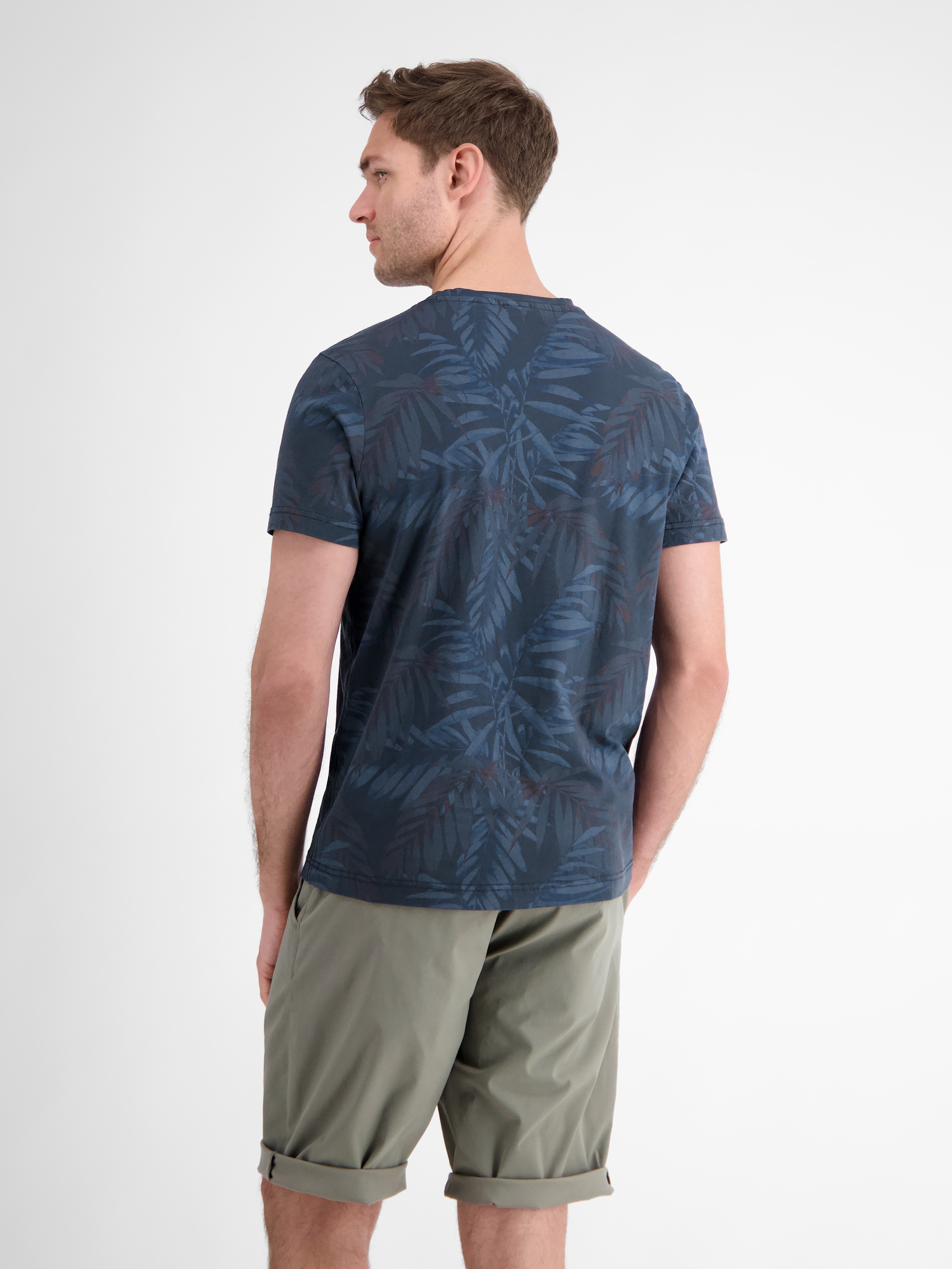 LERROS T-Shirt "LERROS Herren T-Shirt, sommerlich floral bedruckt" günstig online kaufen
