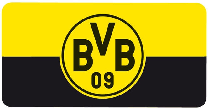 Wandtattoo »Borussia Dortmund Banner gelb«, (1 St.), selbstklebend, entfernbar