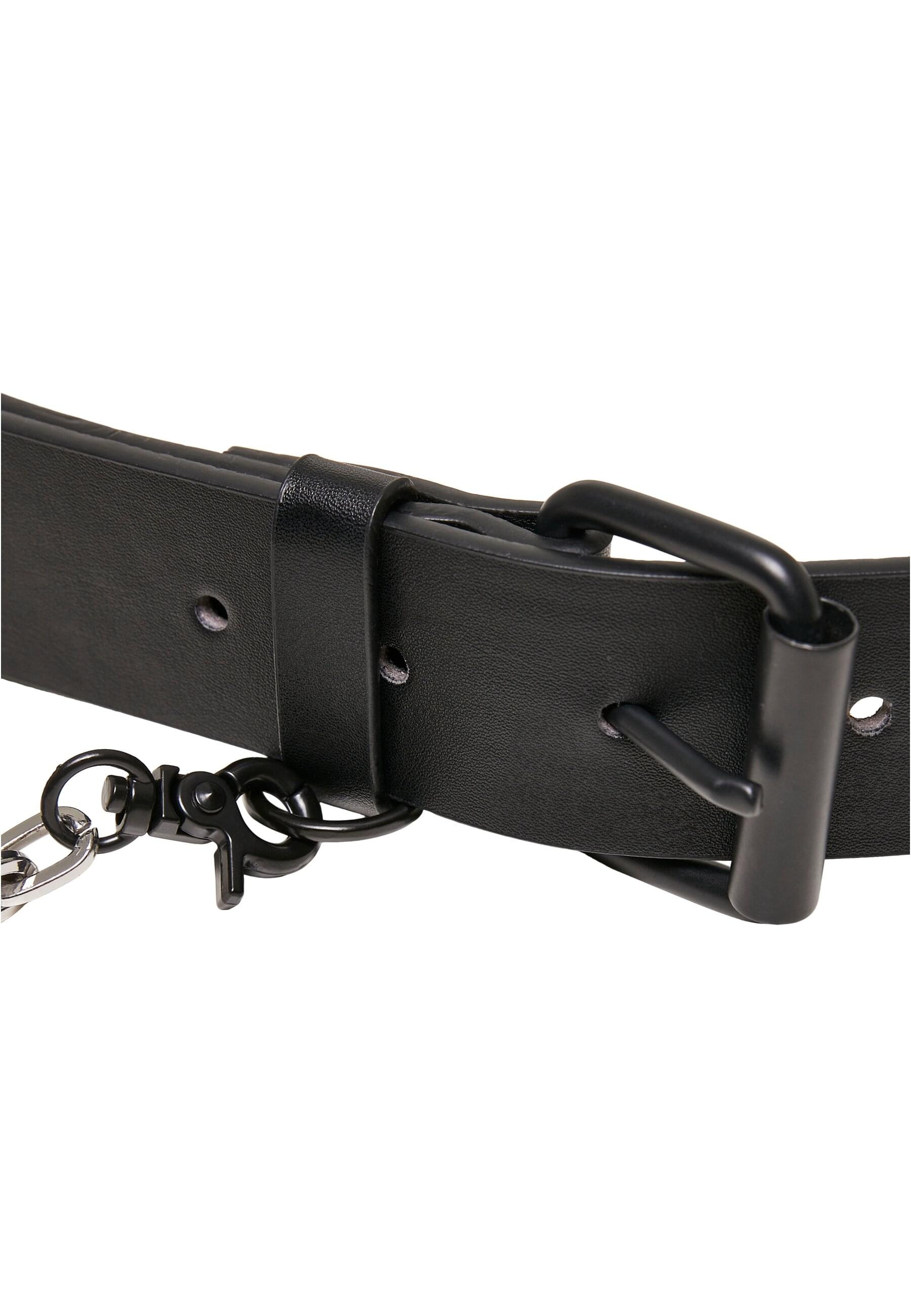 URBAN CLASSICS Hüftgürtel "Urban Classics Unisex Imitation Leather Belt Wit günstig online kaufen